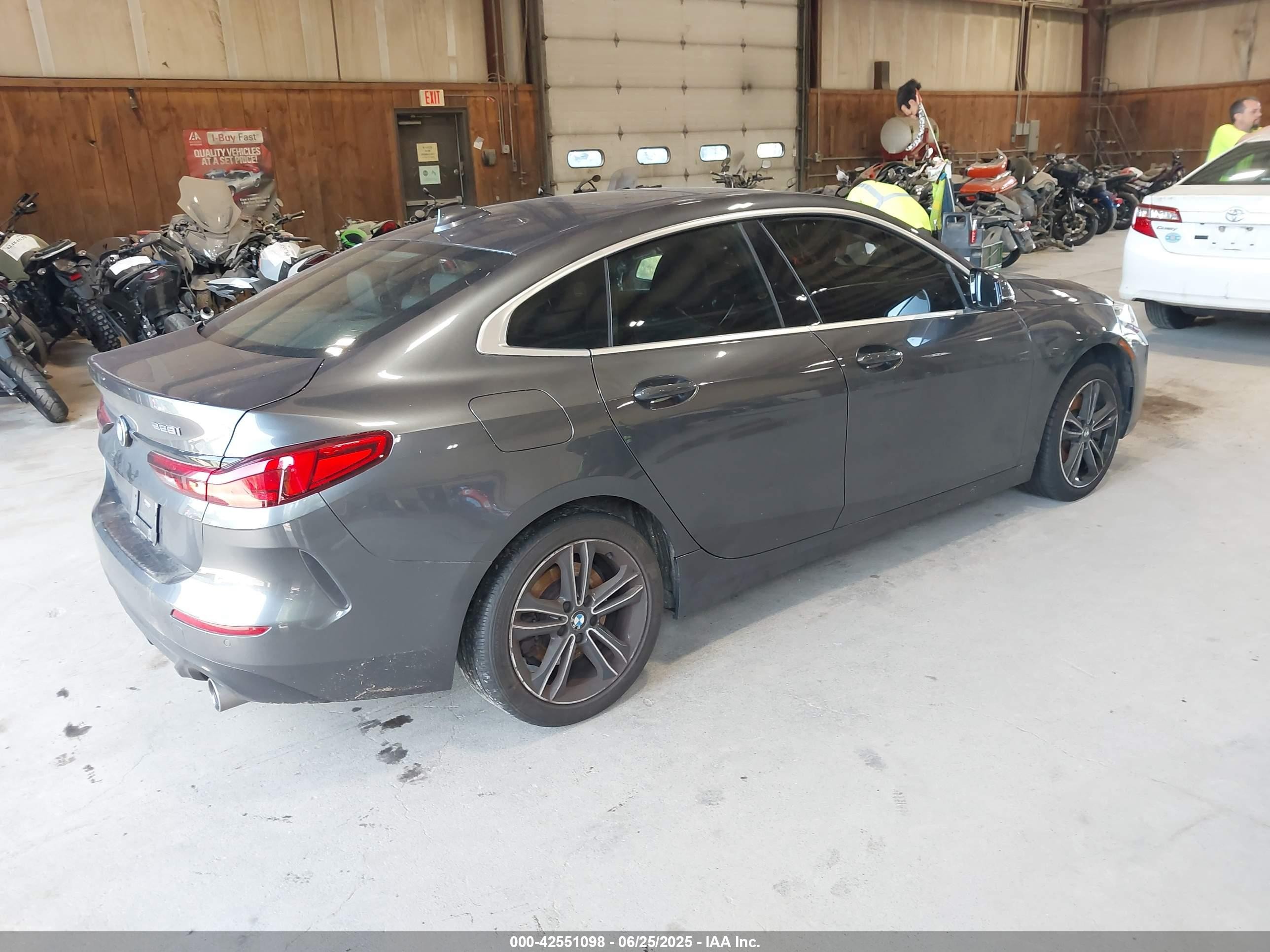 2021 Bmw 228i Gran Coupe Xdrive Gray vin: WBA73AK04M7G95024