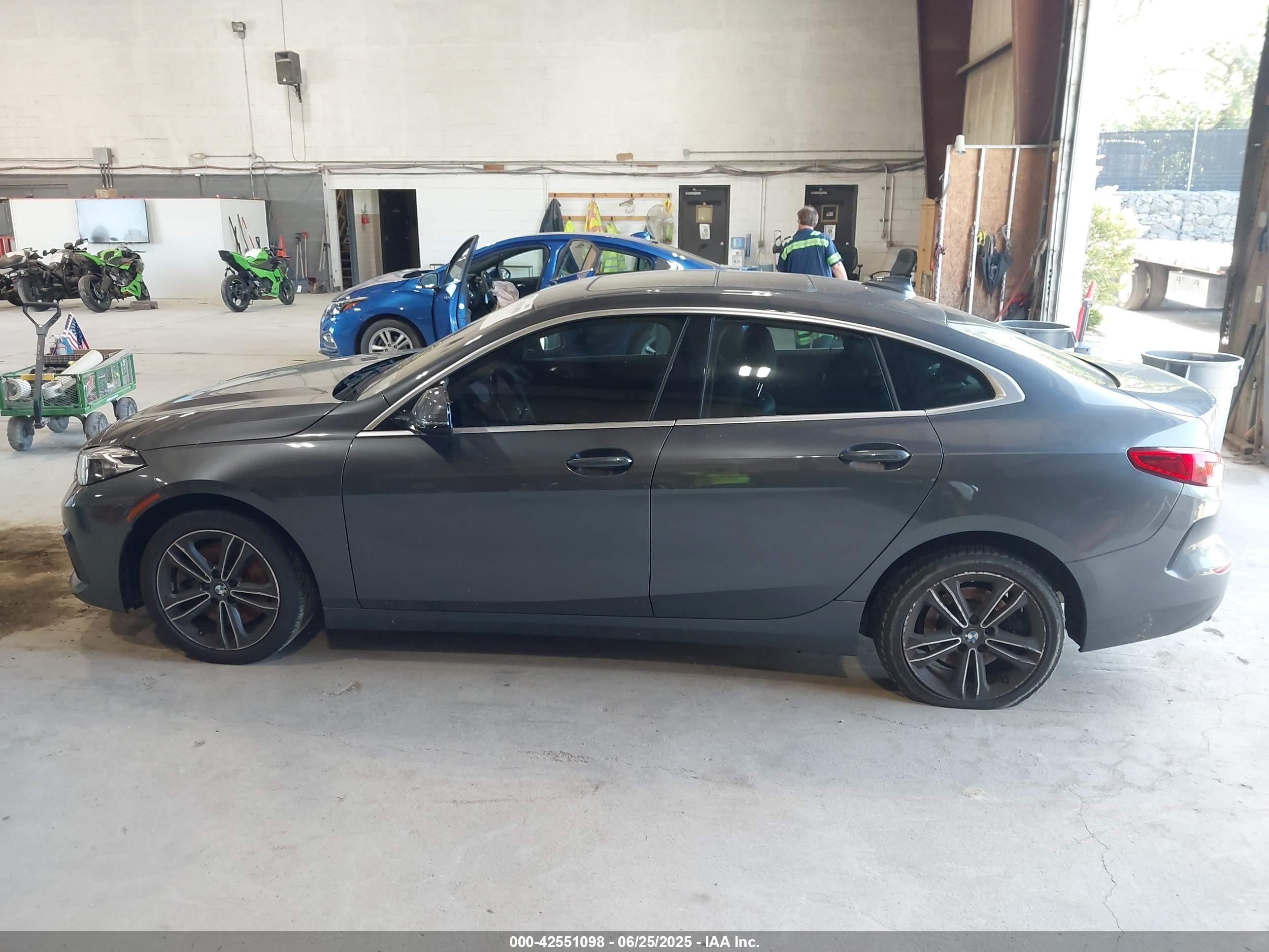 2021 Bmw 228i Gran Coupe Xdrive Gray vin: WBA73AK04M7G95024