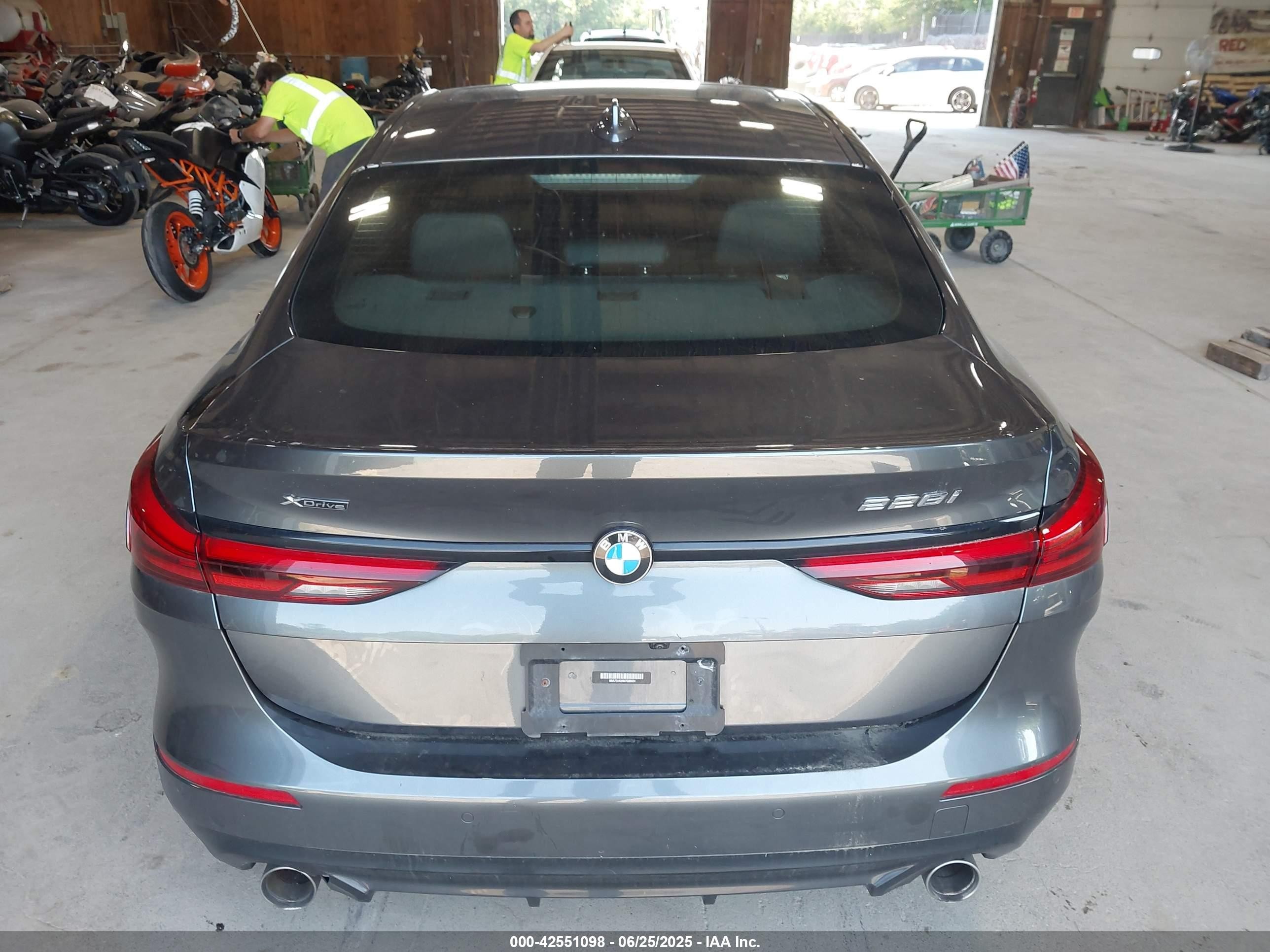 2021 Bmw 228i Gran Coupe Xdrive Gray vin: WBA73AK04M7G95024