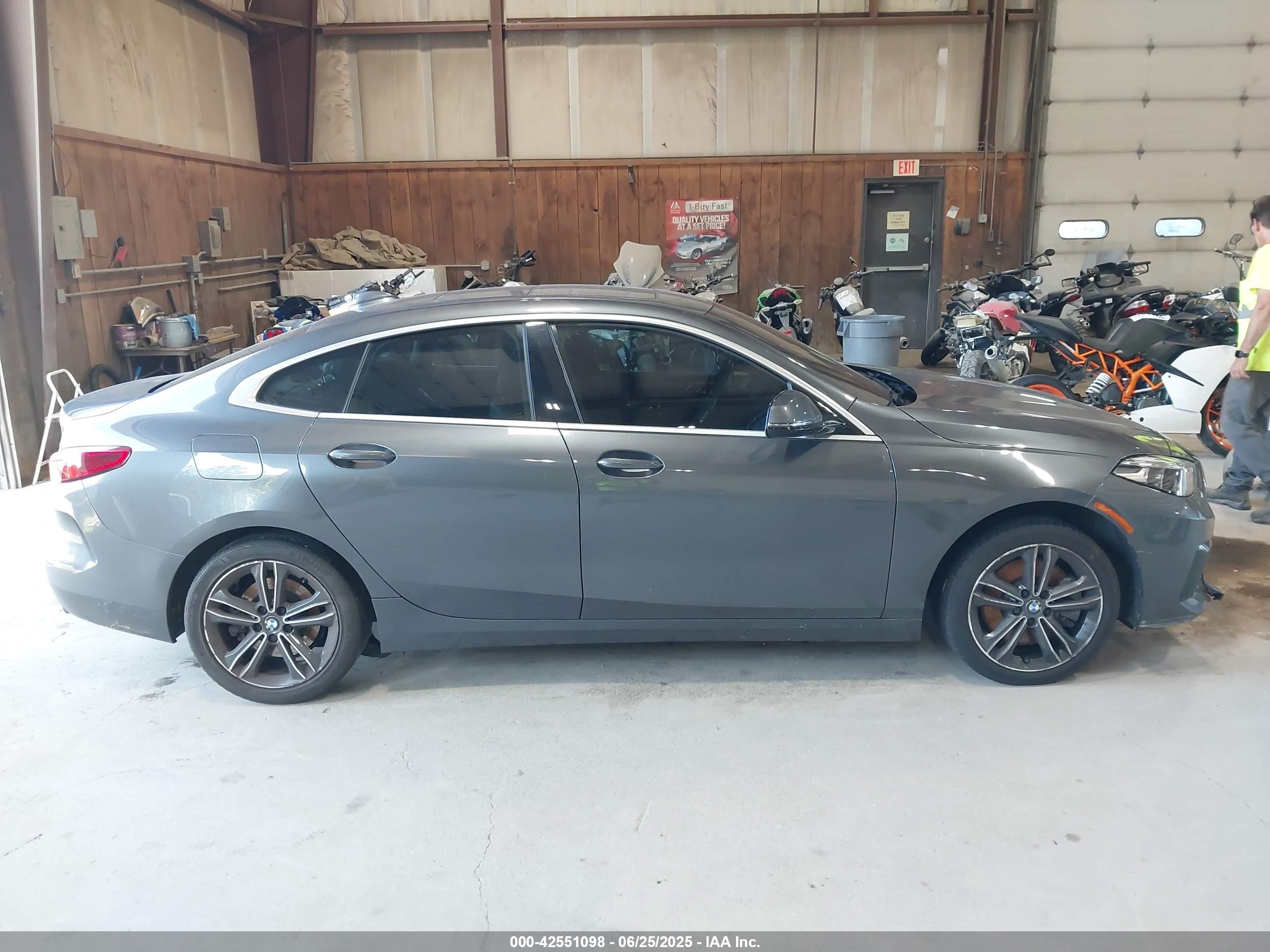 2021 Bmw 228i Gran Coupe Xdrive Gray vin: WBA73AK04M7G95024