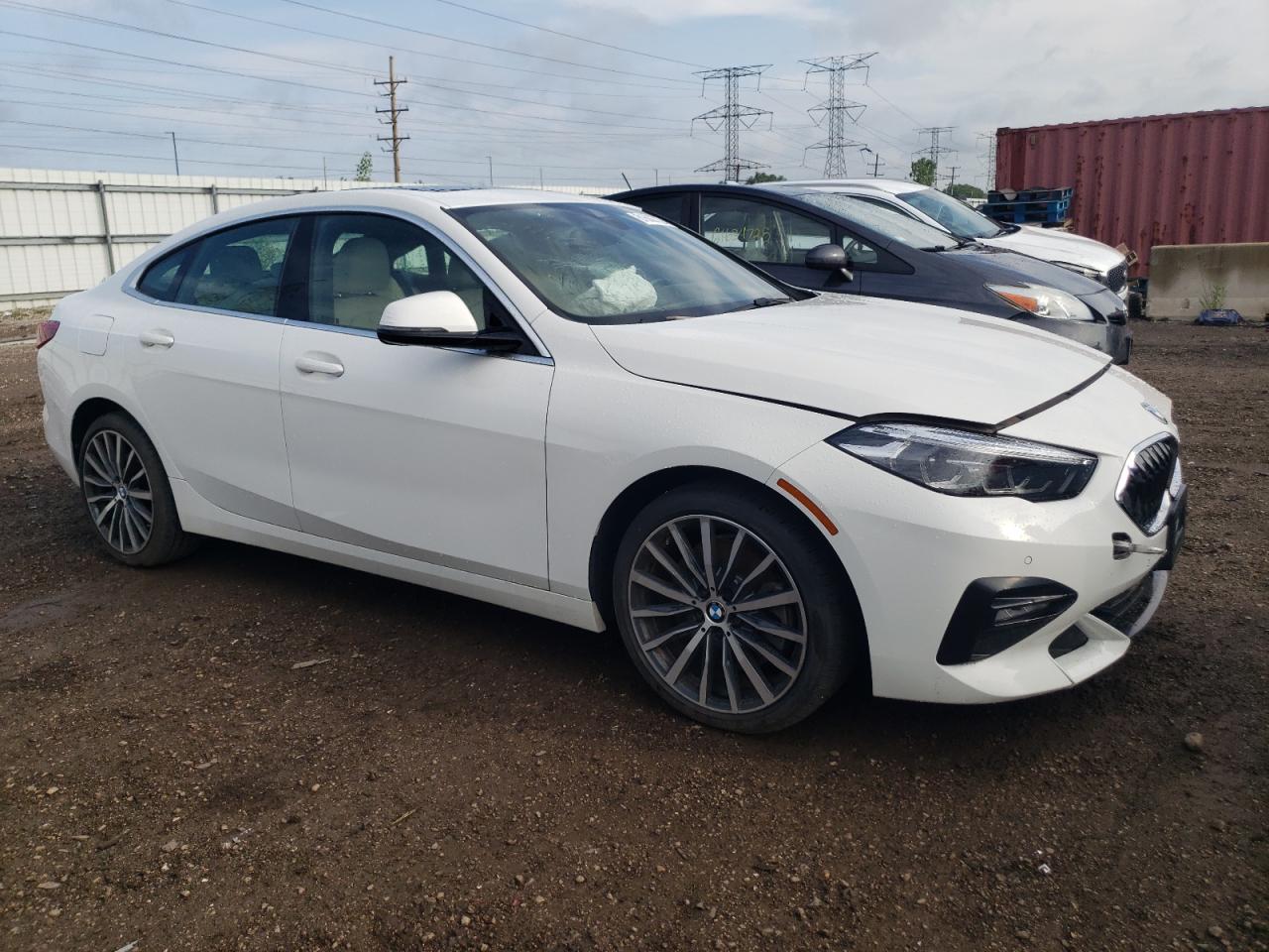2021 Bmw 228xi White vin: WBA73AK05M7H11134