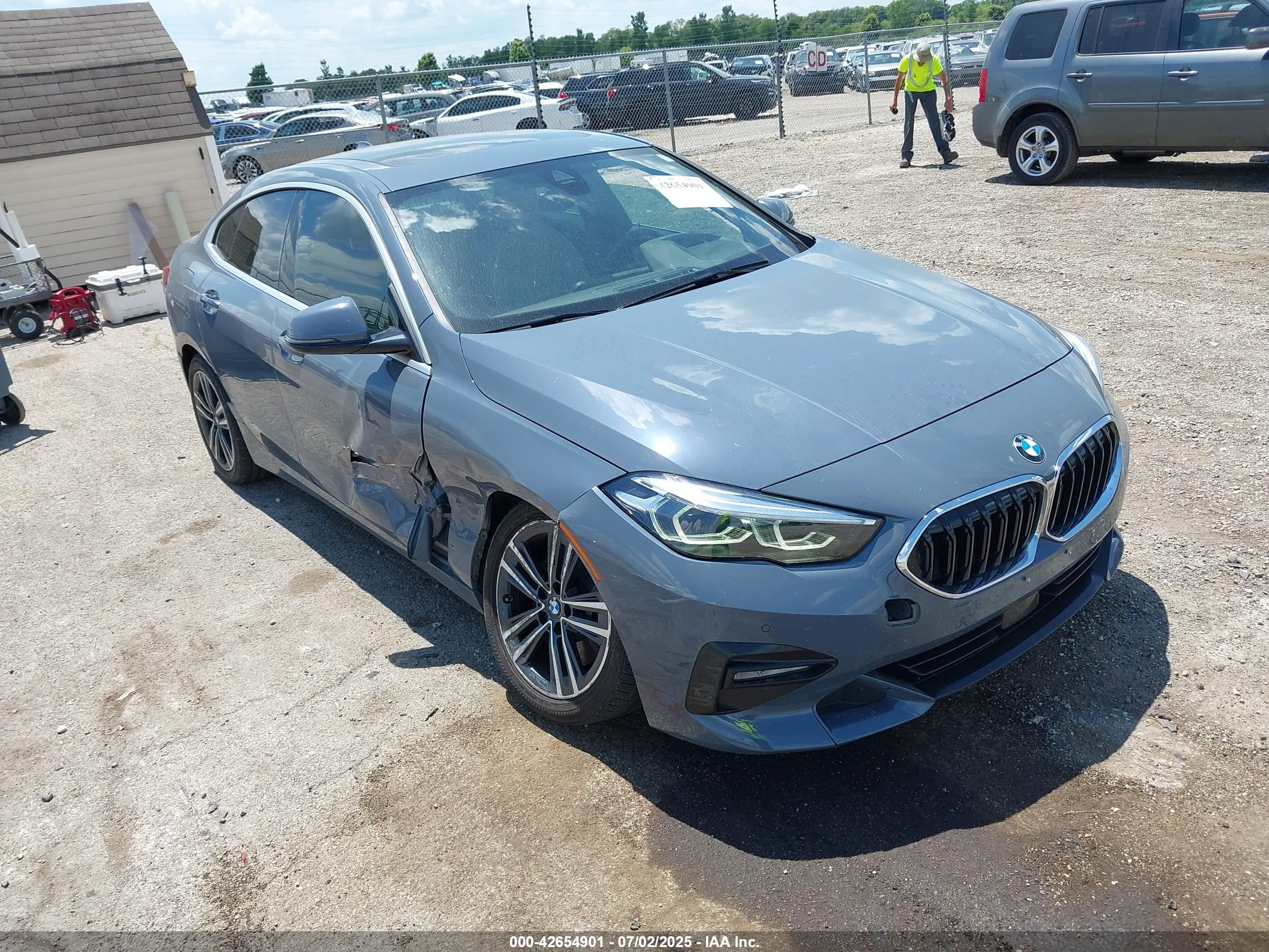 2020 Bmw 228i Gran Coupe Xdrive Gray vin: WBA73AK07L7F91853