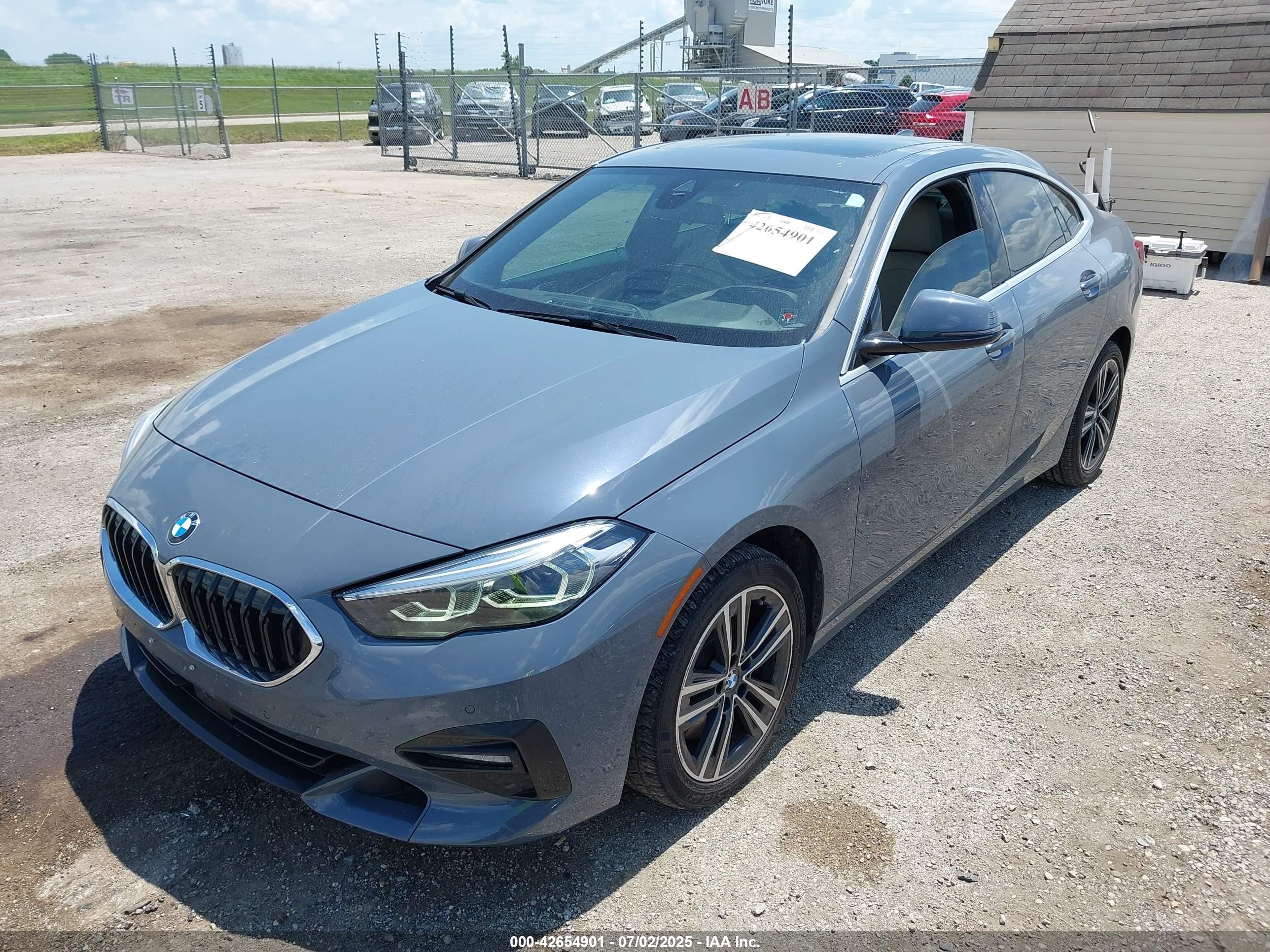 2020 Bmw 228i Gran Coupe Xdrive Gray vin: WBA73AK07L7F91853