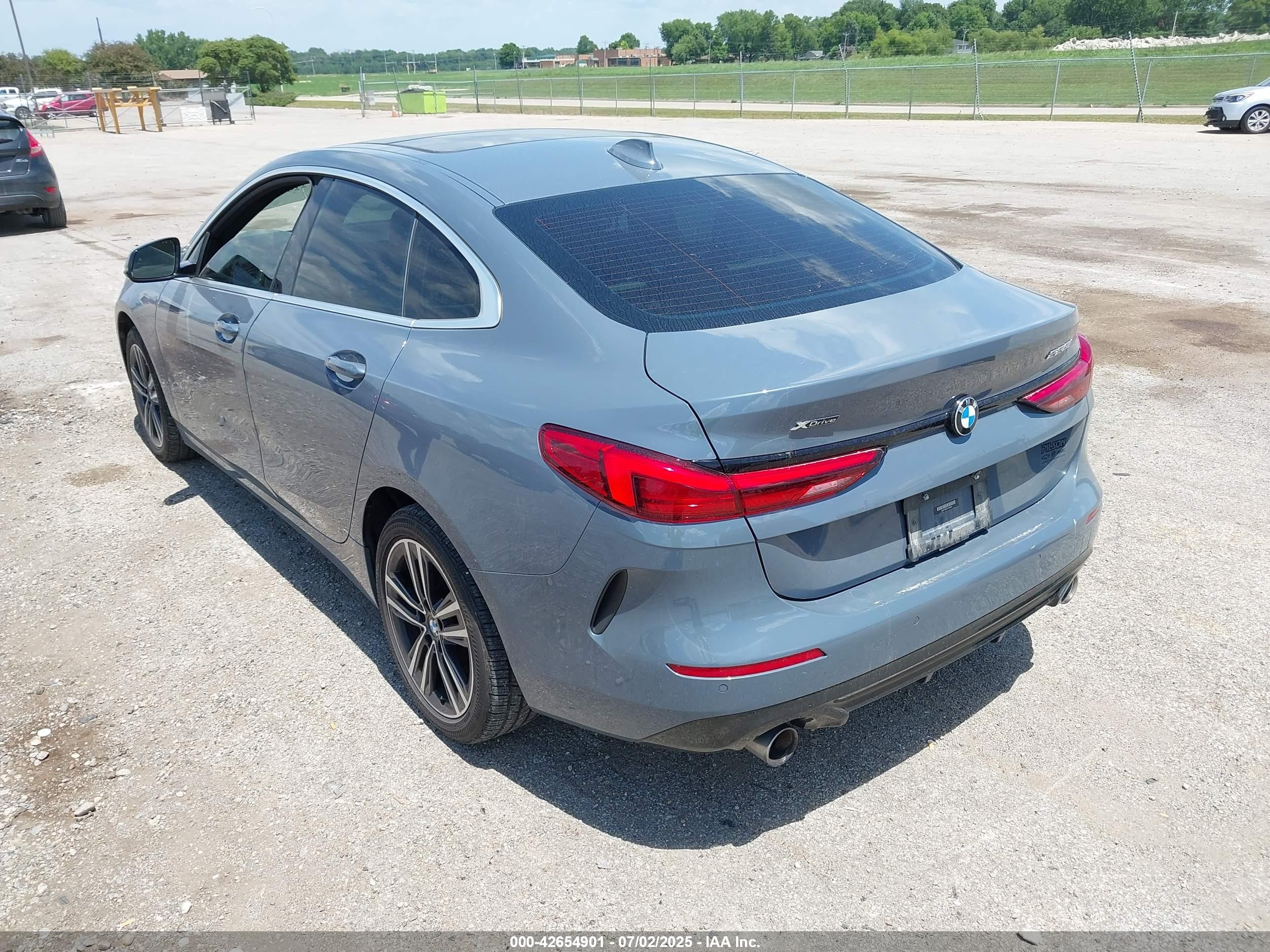 2020 Bmw 228i Gran Coupe Xdrive Gray vin: WBA73AK07L7F91853