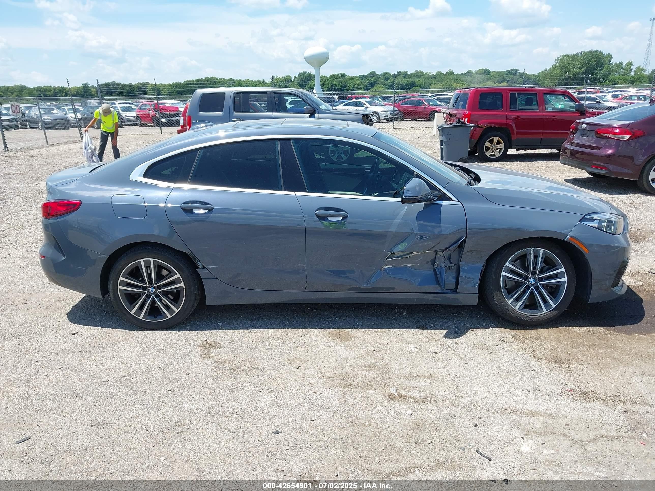 2020 Bmw 228i Gran Coupe Xdrive Gray vin: WBA73AK07L7F91853