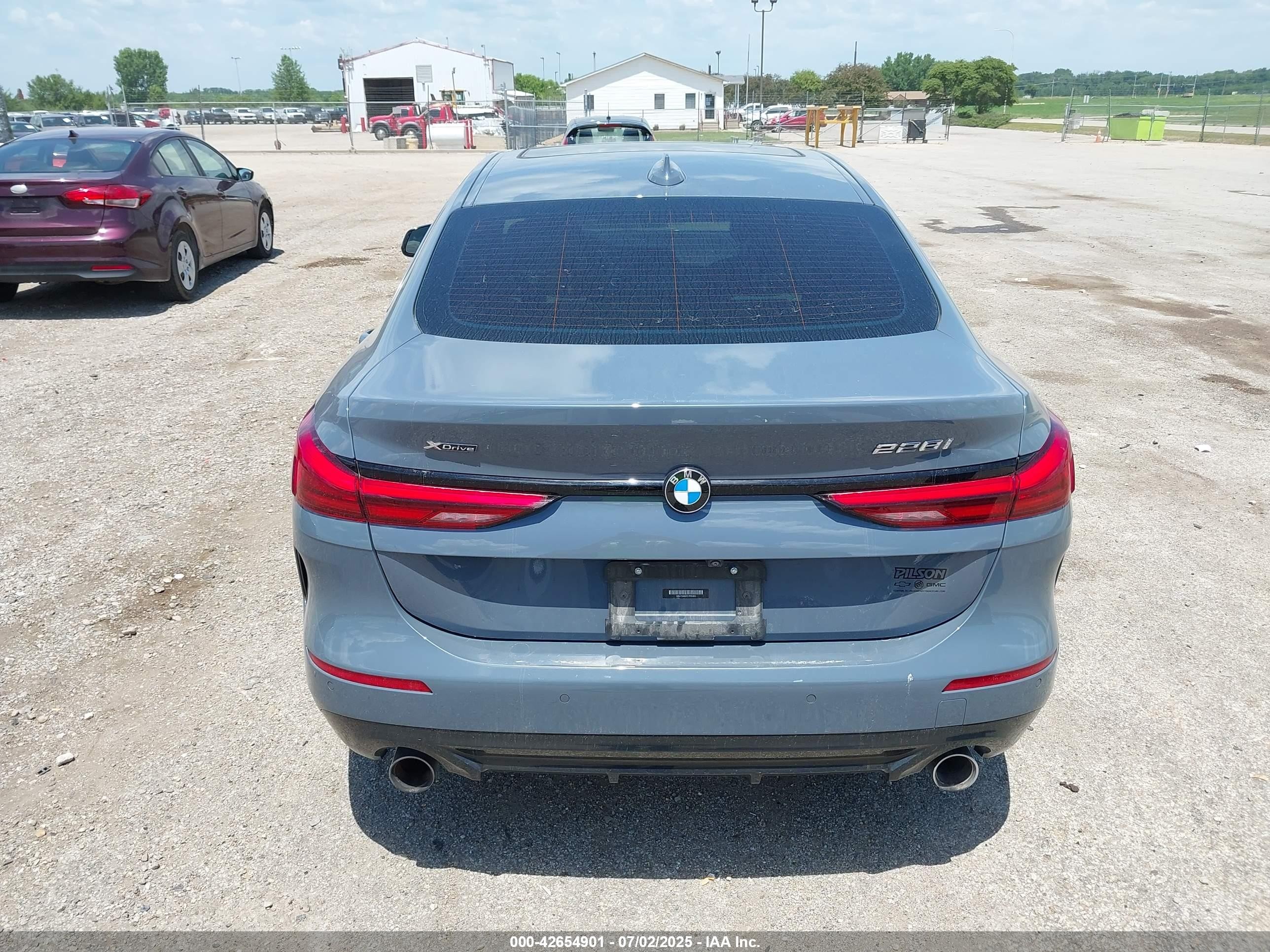 2020 Bmw 228i Gran Coupe Xdrive Gray vin: WBA73AK07L7F91853