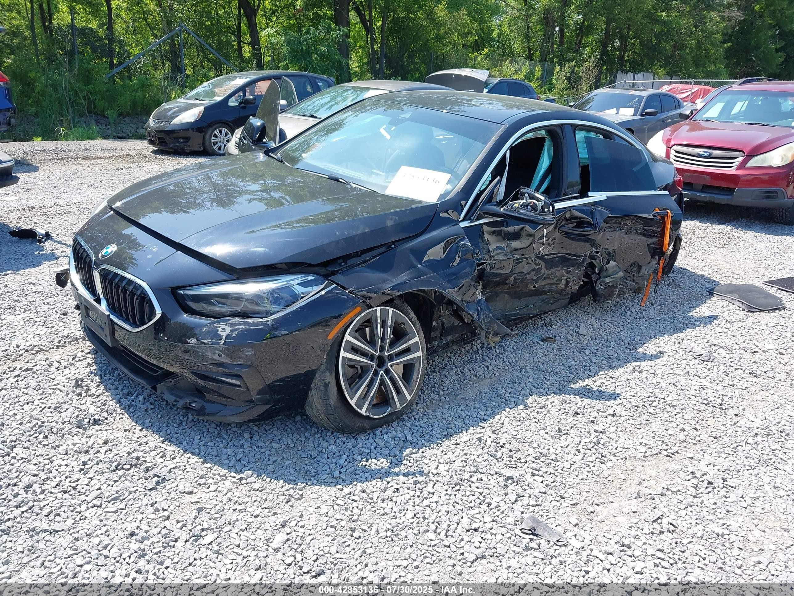 2020 Bmw 228i Gran Coupe Xdrive Black vin: WBA73AK07L7G13155
