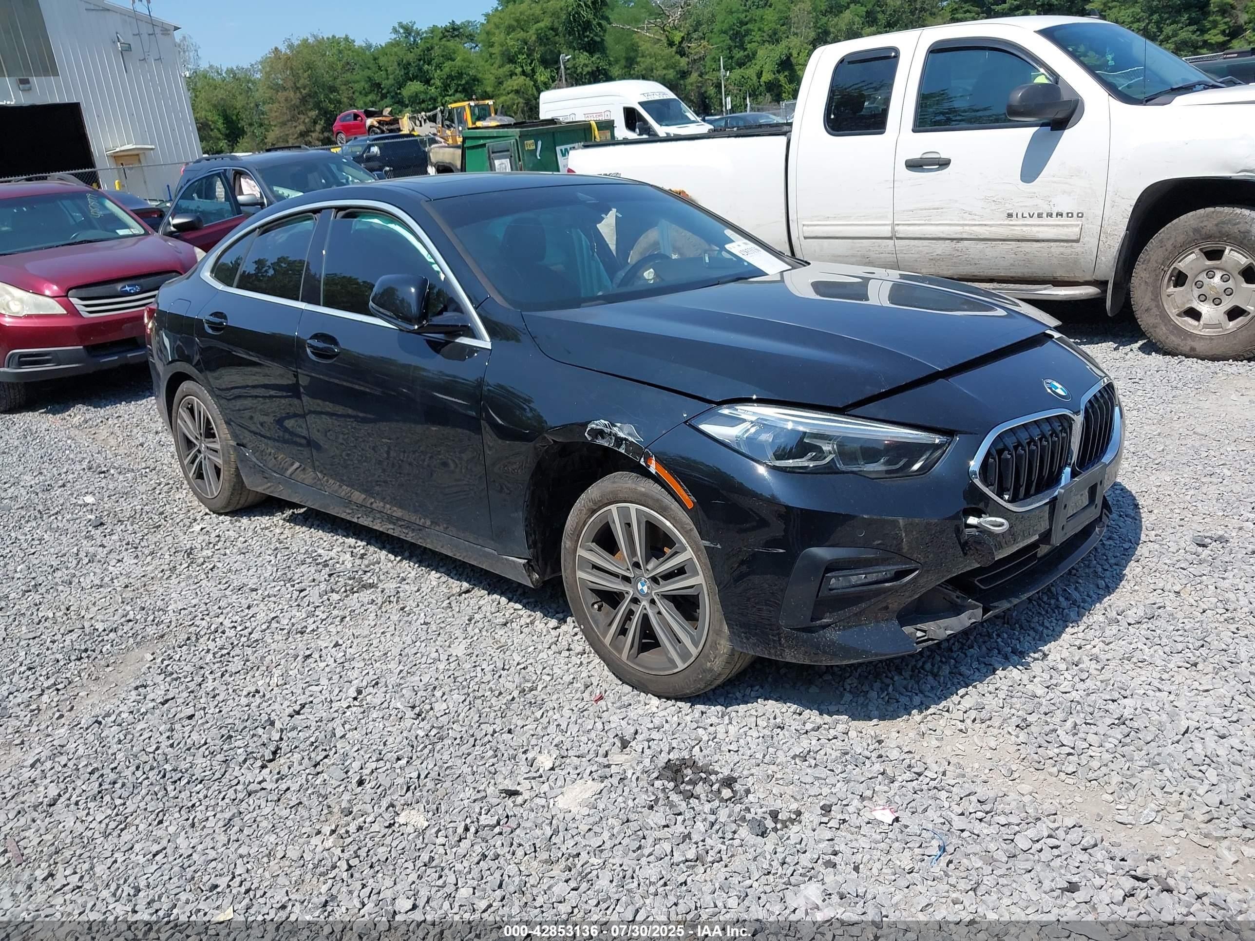 2020 Bmw 228i Gran Coupe Xdrive Черный vin: WBA73AK07L7G13155