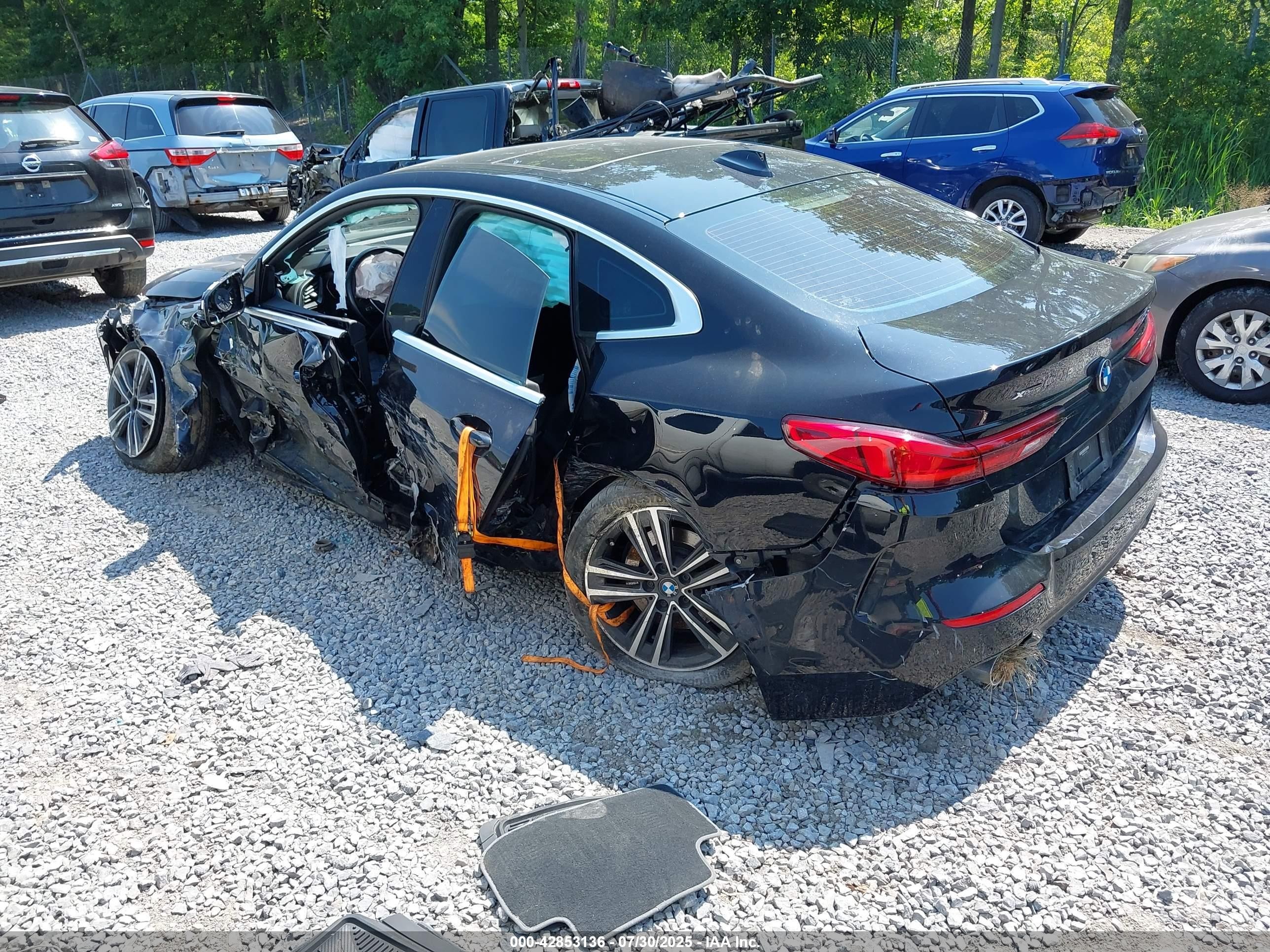 2020 Bmw 228i Gran Coupe Xdrive Black vin: WBA73AK07L7G13155