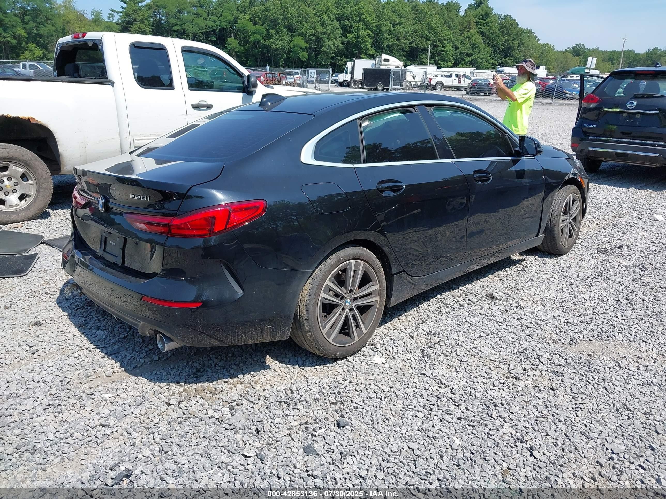 2020 Bmw 228i Gran Coupe Xdrive Black vin: WBA73AK07L7G13155
