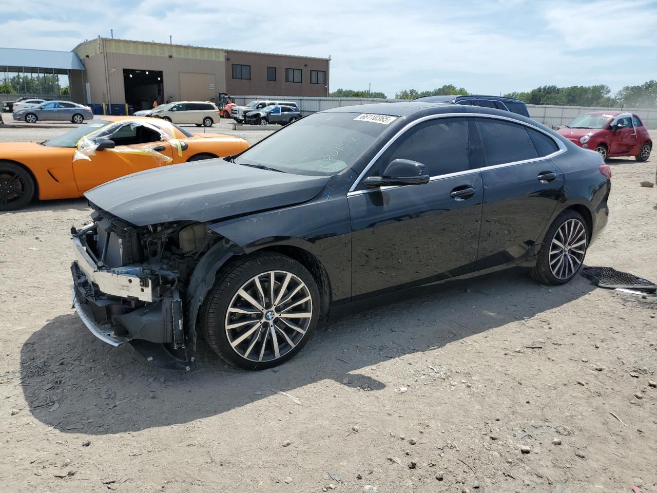 2020 Bmw 228xi Black vin: WBA73AK08L7F80134