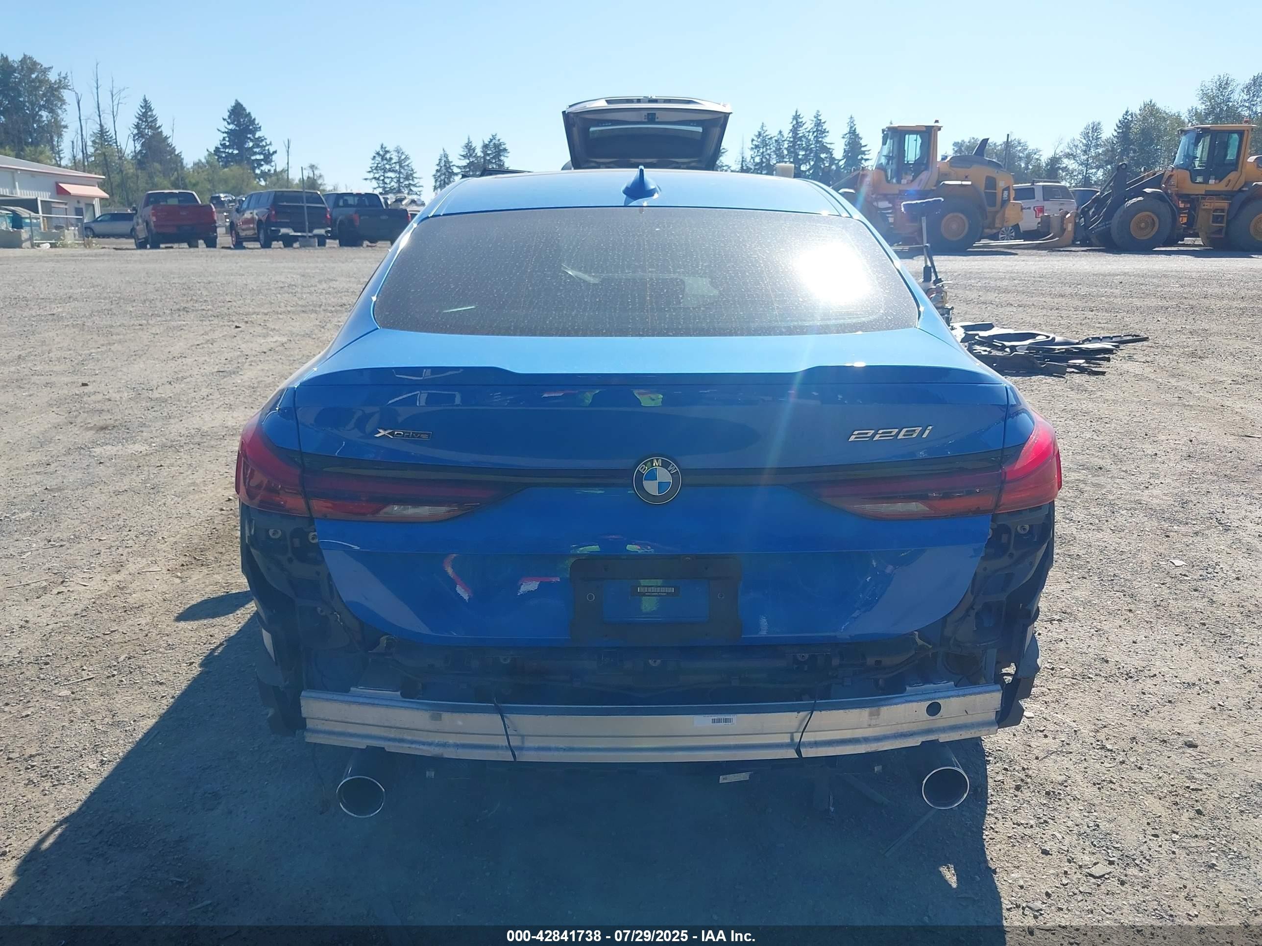 2020 Bmw 228i Gran Coupe Xdrive Blue vin: WBA73AK0XL7F90261