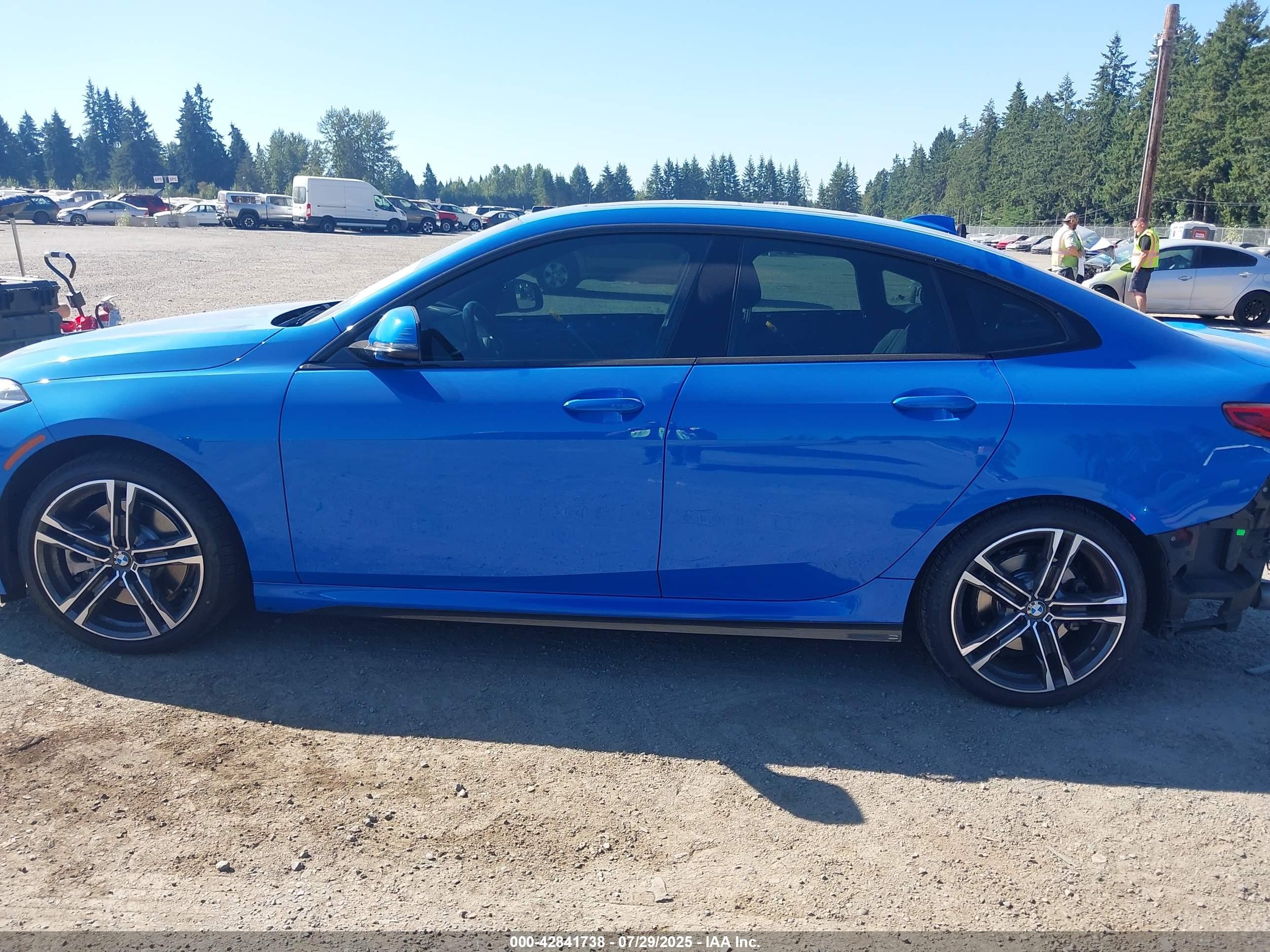 2020 Bmw 228i Gran Coupe Xdrive Blue vin: WBA73AK0XL7F90261