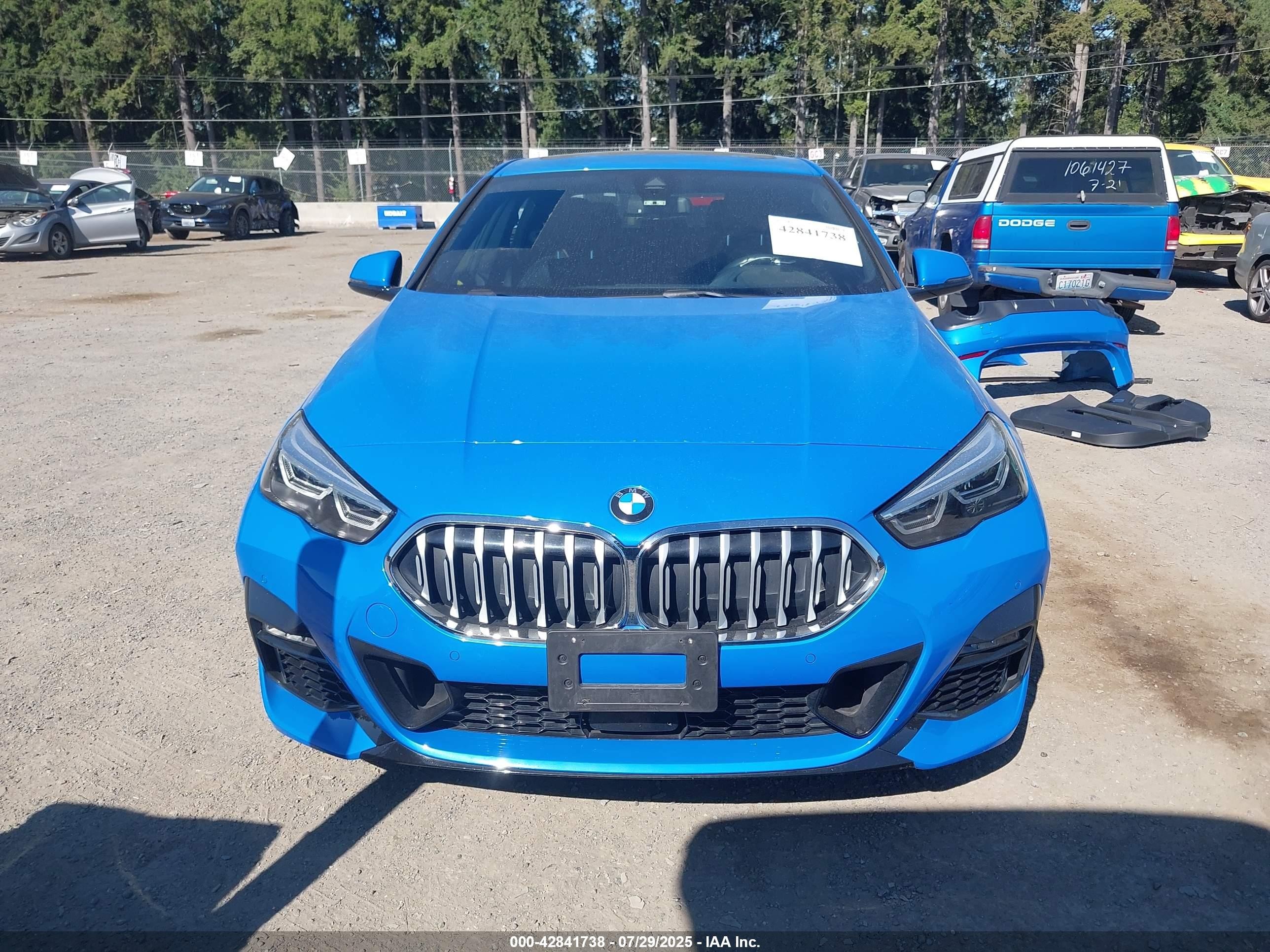2020 Bmw 228i Gran Coupe Xdrive Blue vin: WBA73AK0XL7F90261