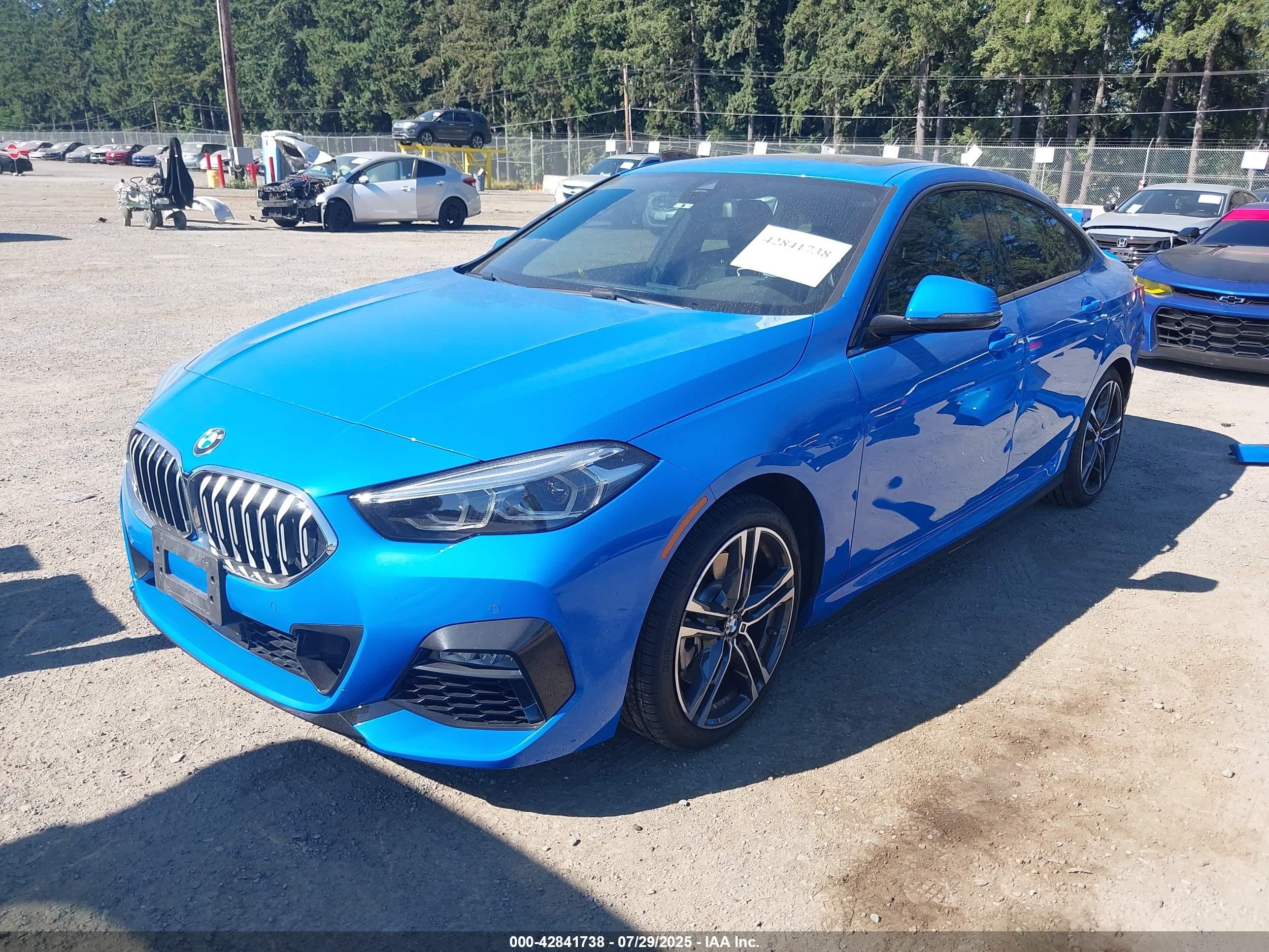 2020 Bmw 228i Gran Coupe Xdrive Blue vin: WBA73AK0XL7F90261
