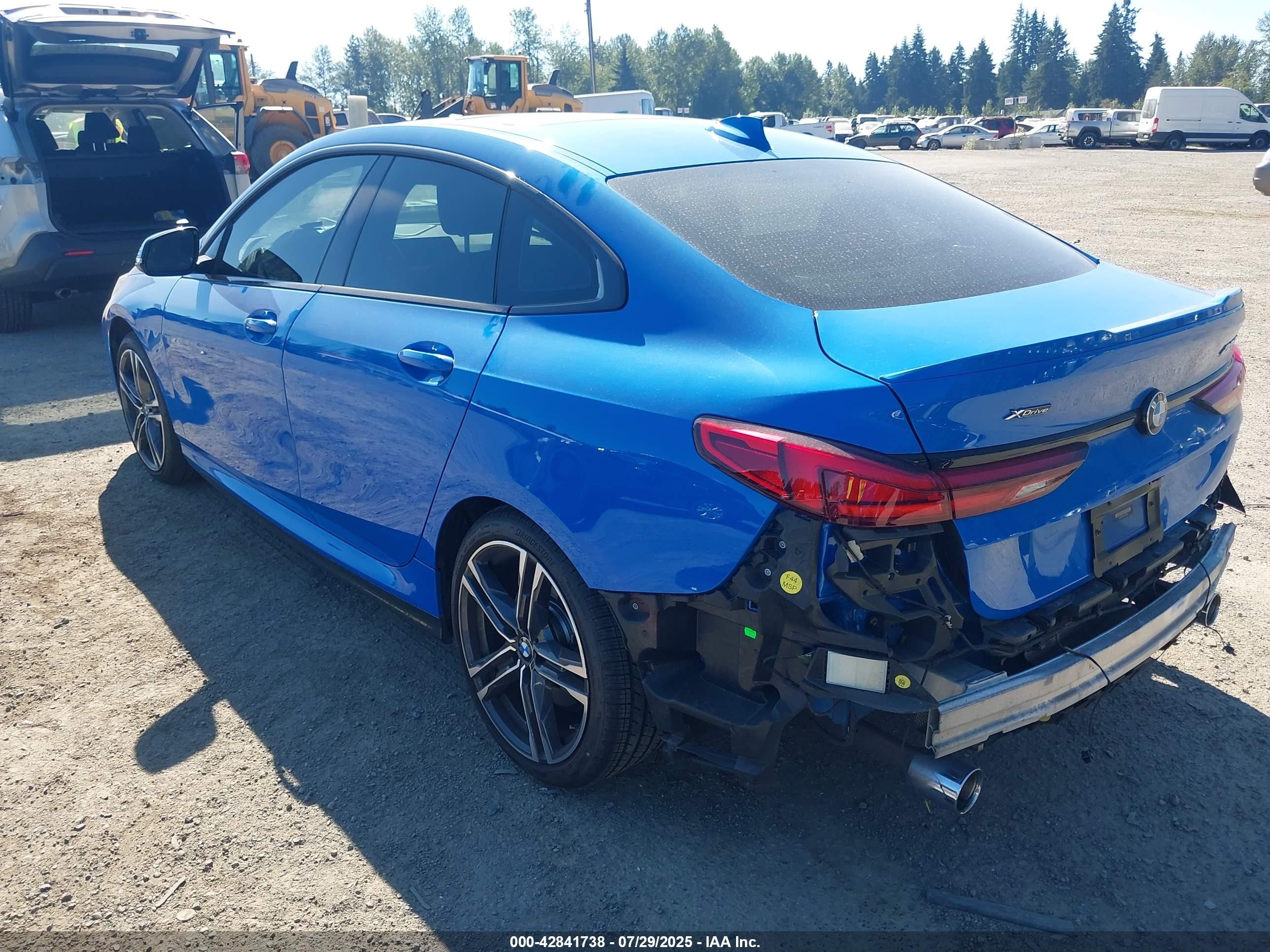 2020 Bmw 228i Gran Coupe Xdrive Blue vin: WBA73AK0XL7F90261