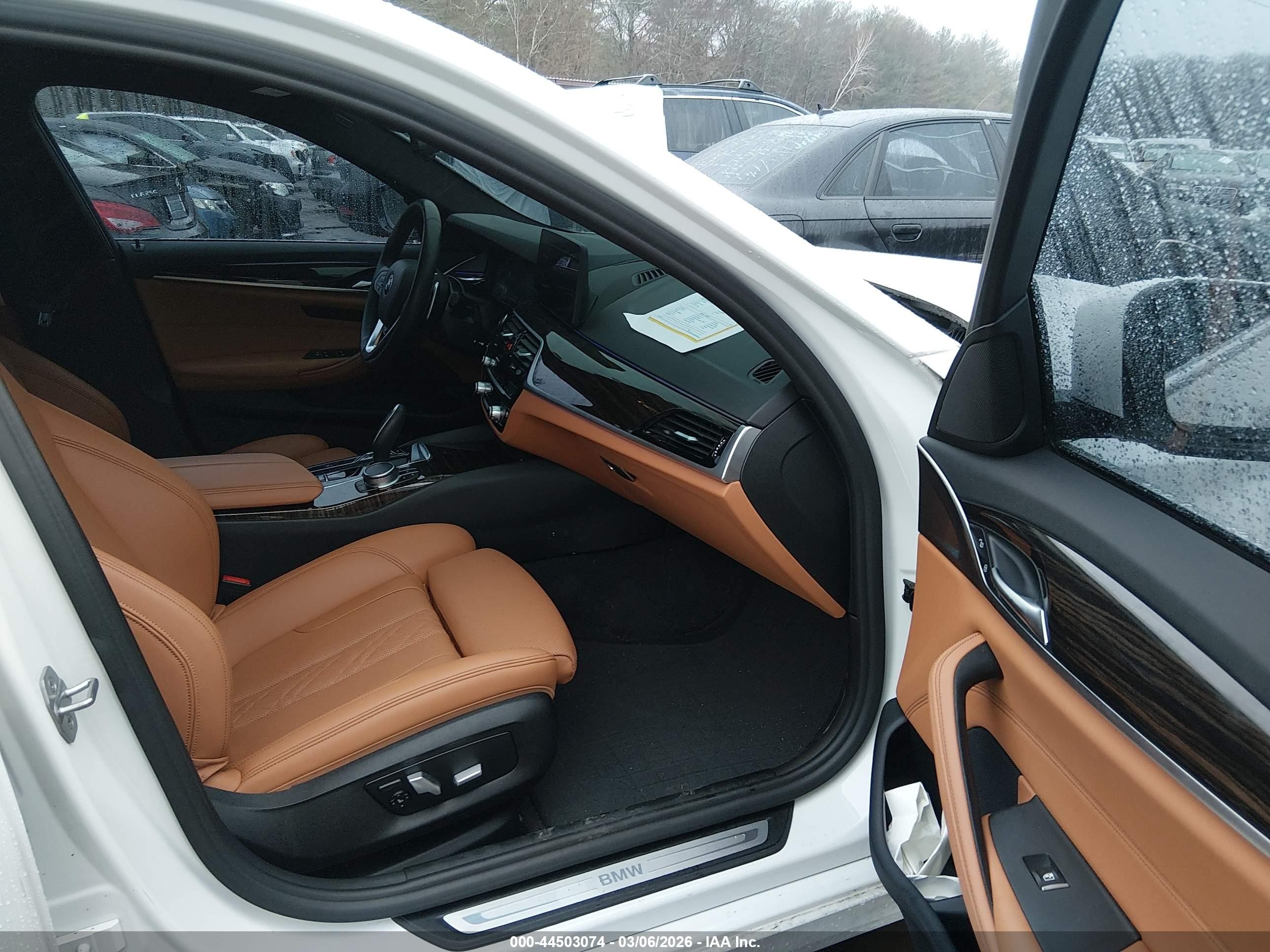2022 Bmw 540 I Xdrive White vin: WBA73BJ01NWX58026