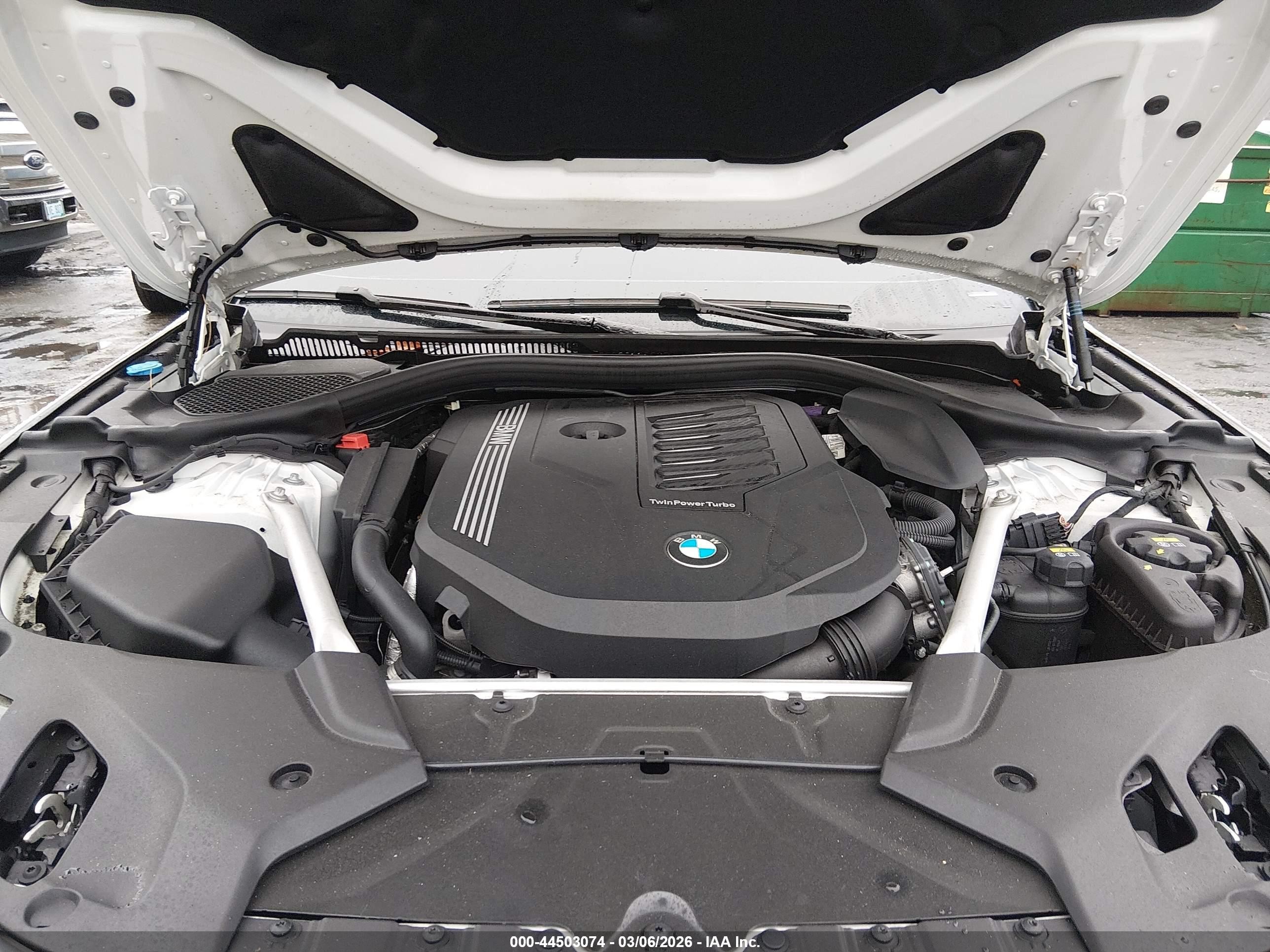 2022 Bmw 540 I Xdrive White vin: WBA73BJ01NWX58026