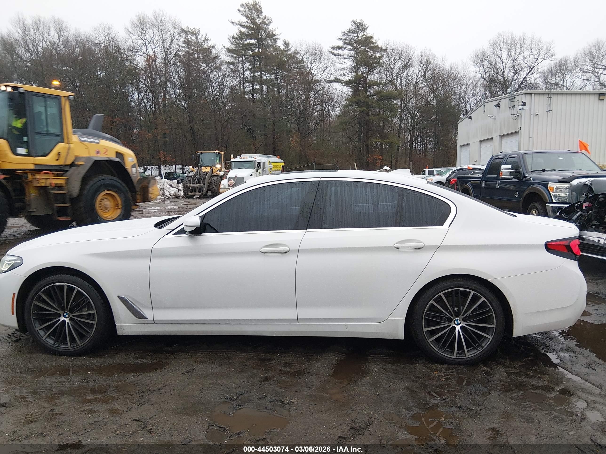 2022 Bmw 540 I Xdrive White vin: WBA73BJ01NWX58026