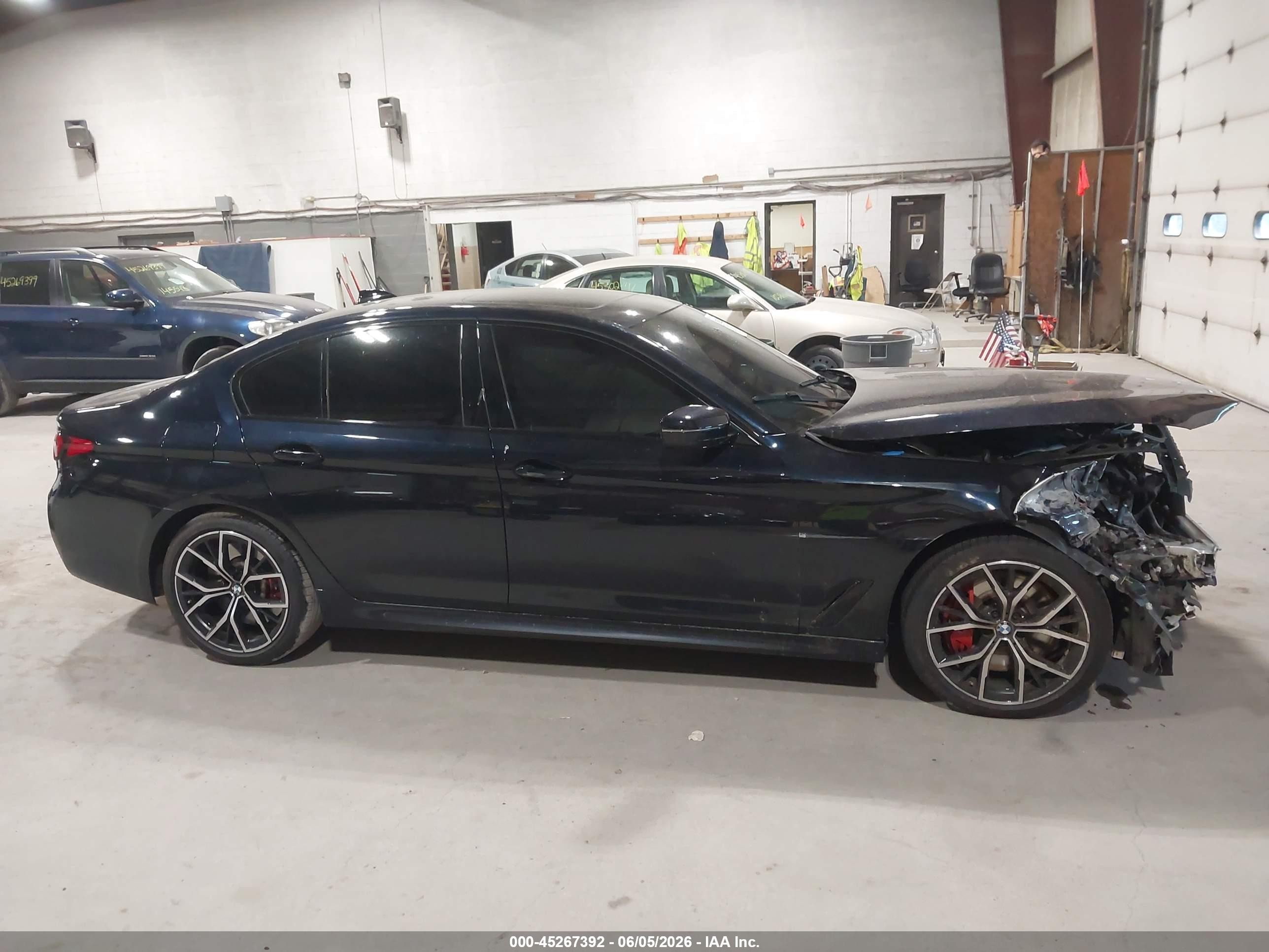 2022 Bmw 540 I Xdrive Dark Blue vin: WBA73BJ05NWX68221