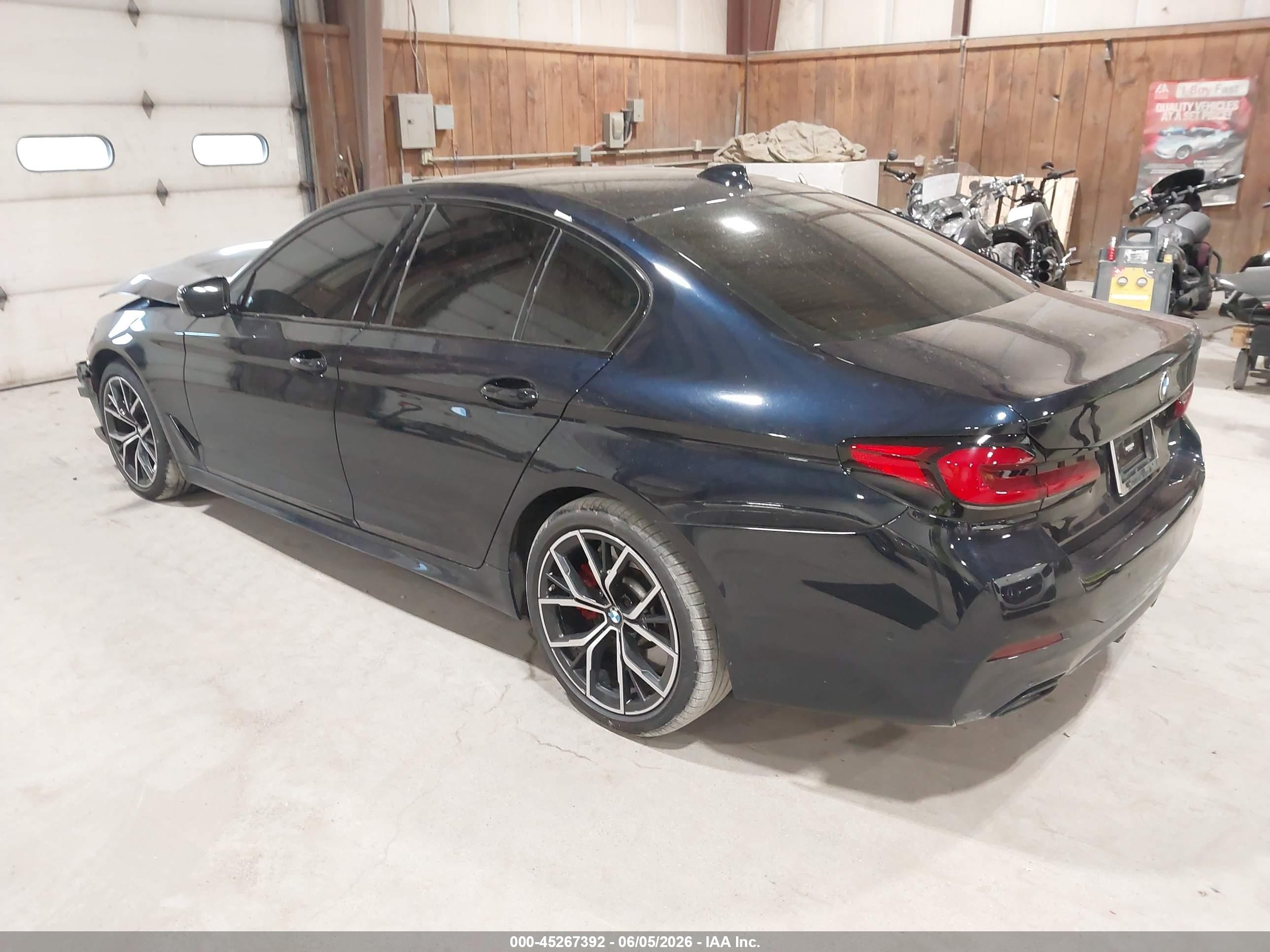 2022 Bmw 540 I Xdrive Dark Blue vin: WBA73BJ05NWX68221