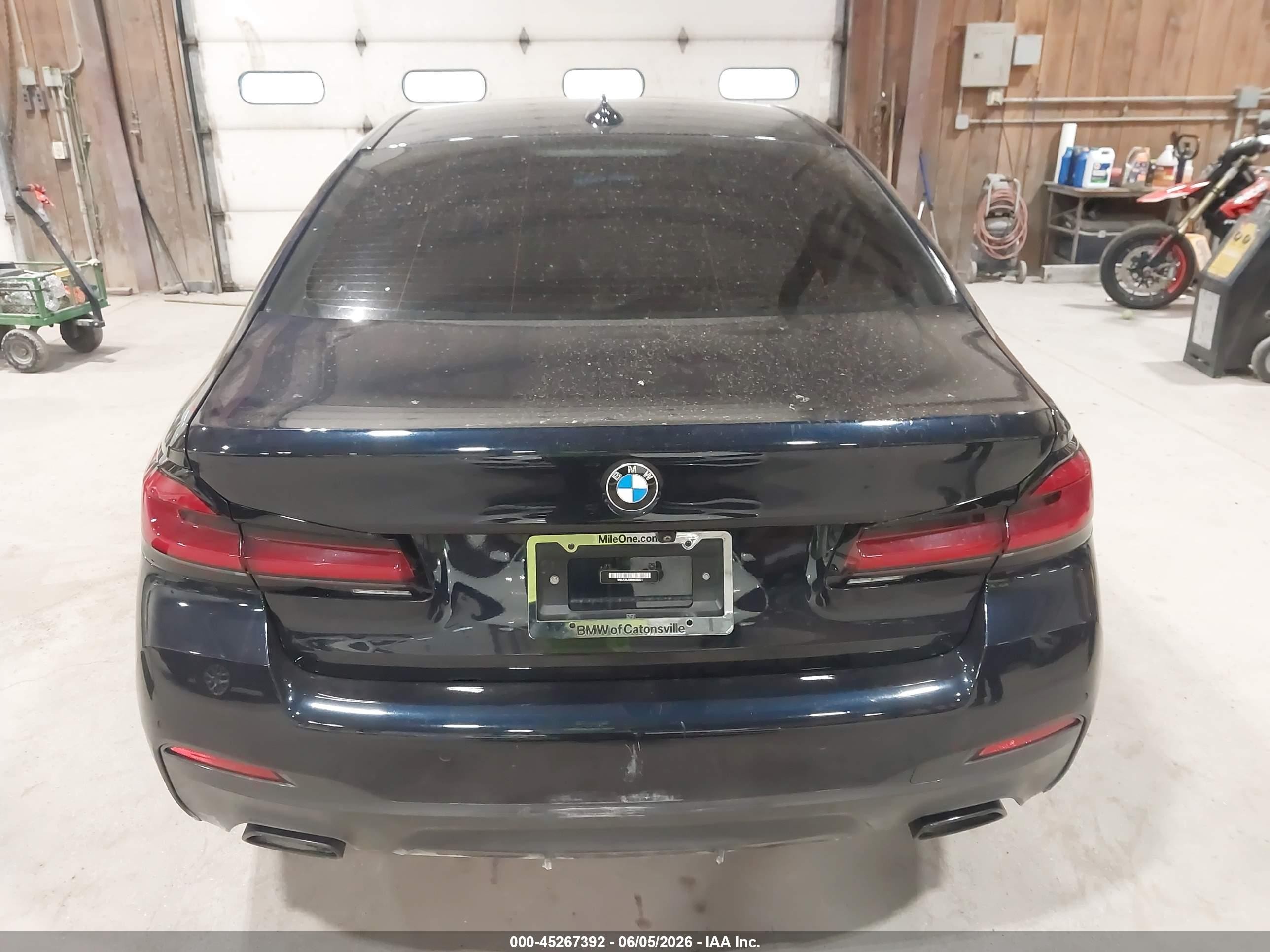 2022 Bmw 540 I Xdrive Dark Blue vin: WBA73BJ05NWX68221