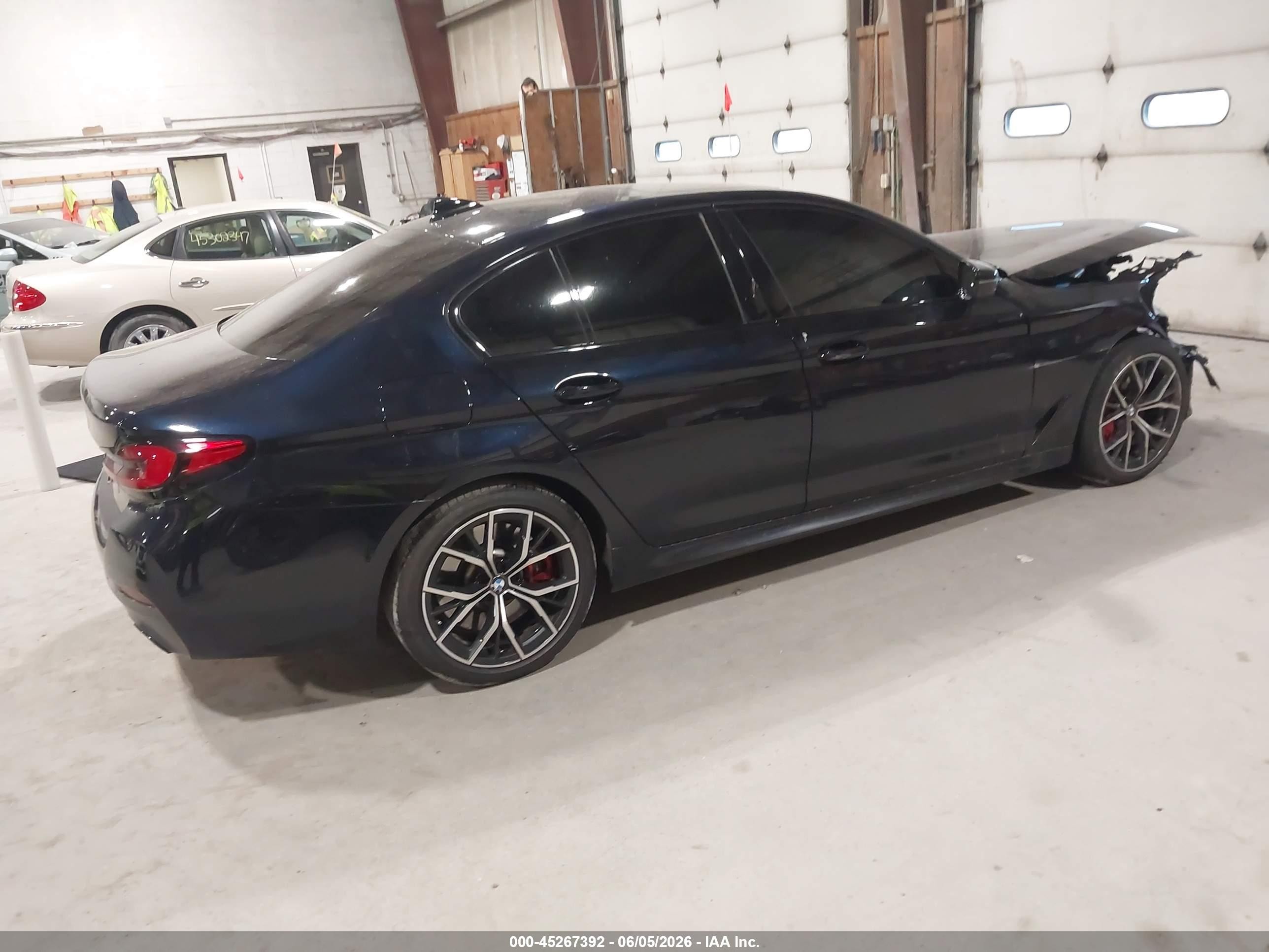 2022 Bmw 540 I Xdrive Dark Blue vin: WBA73BJ05NWX68221