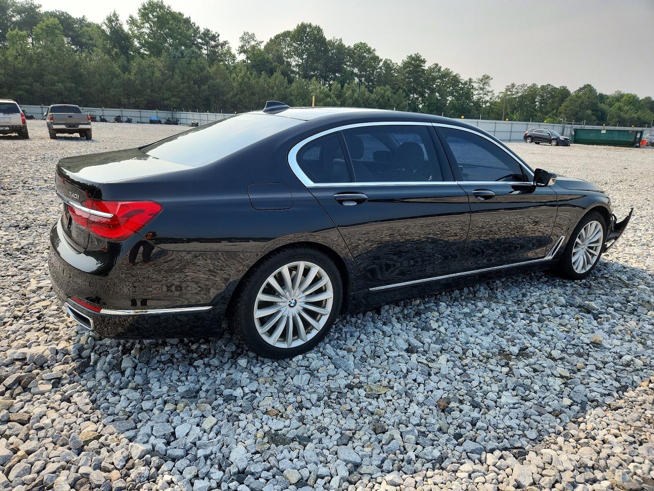 2017 Bmw 740 I Black vin: WBA7E2C30HG741086