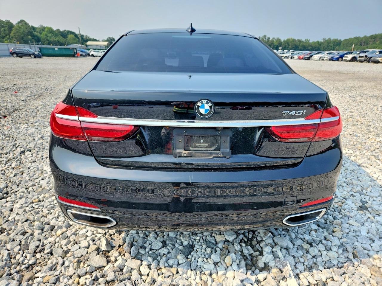 2017 Bmw 740 I Black vin: WBA7E2C30HG741086