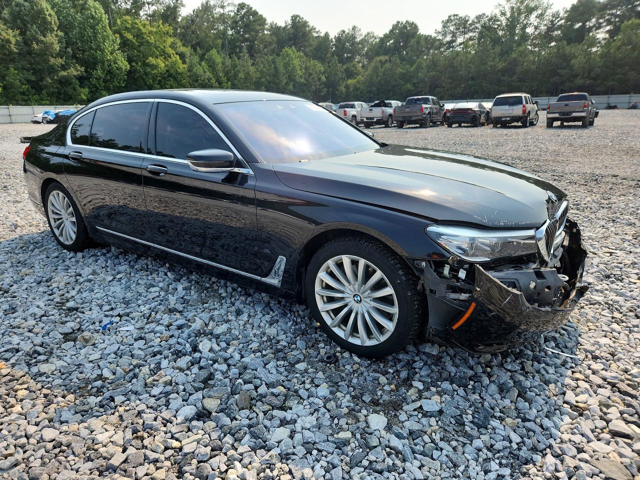 2017 Bmw 740 I Black vin: WBA7E2C30HG741086