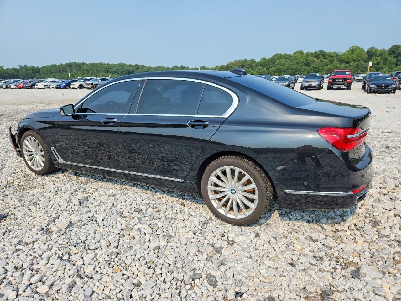 2017 Bmw 740 I Black vin: WBA7E2C30HG741086