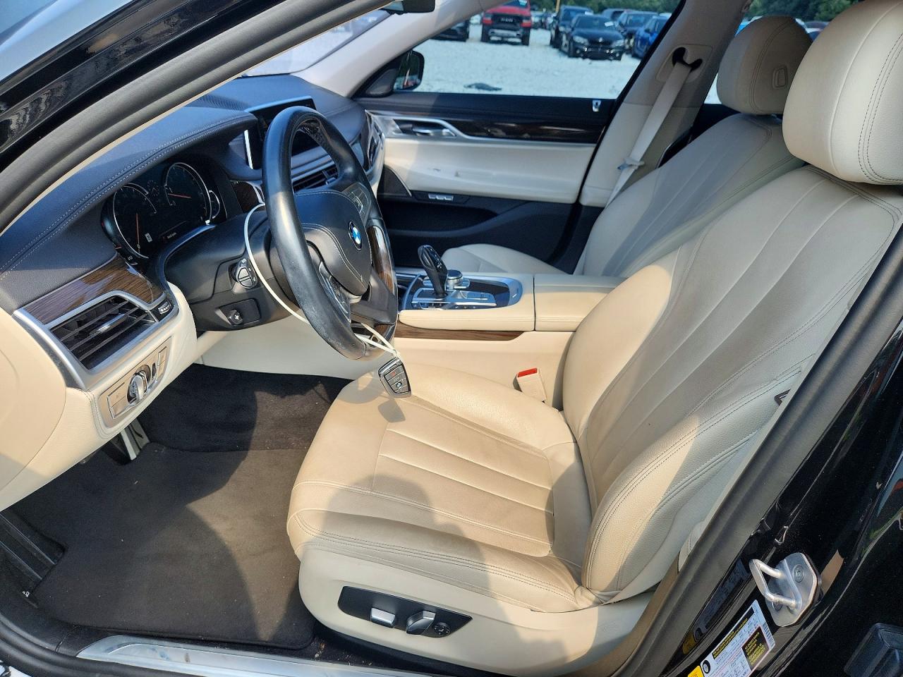 2017 Bmw 740 I Black vin: WBA7E2C30HG741086
