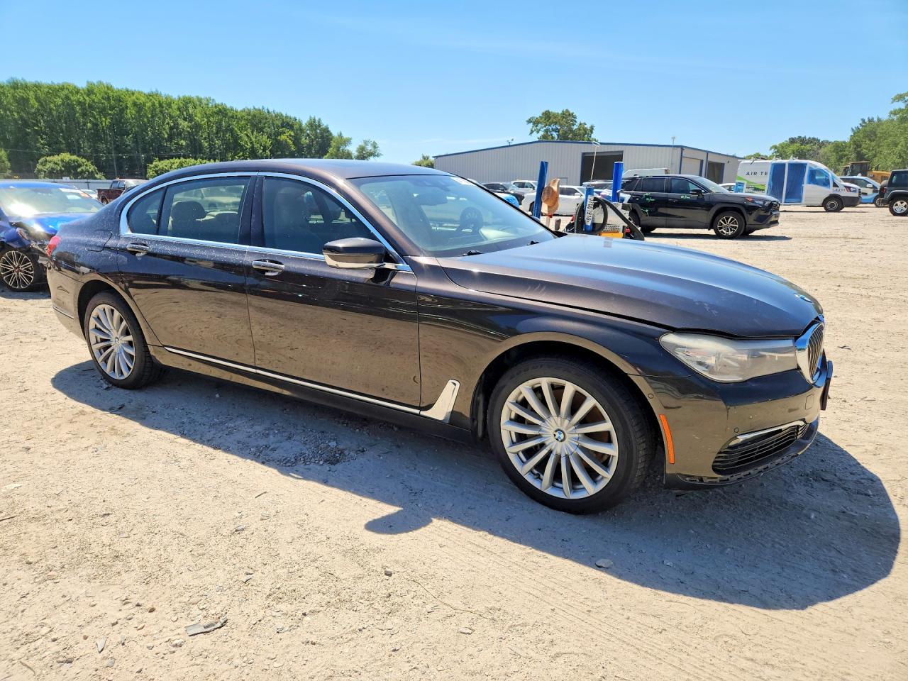 2017 Bmw 740 I Charcoal vin: WBA7E2C51HG739395