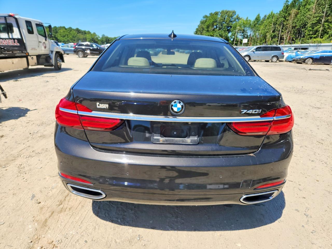 2017 Bmw 740 I Charcoal vin: WBA7E2C51HG739395