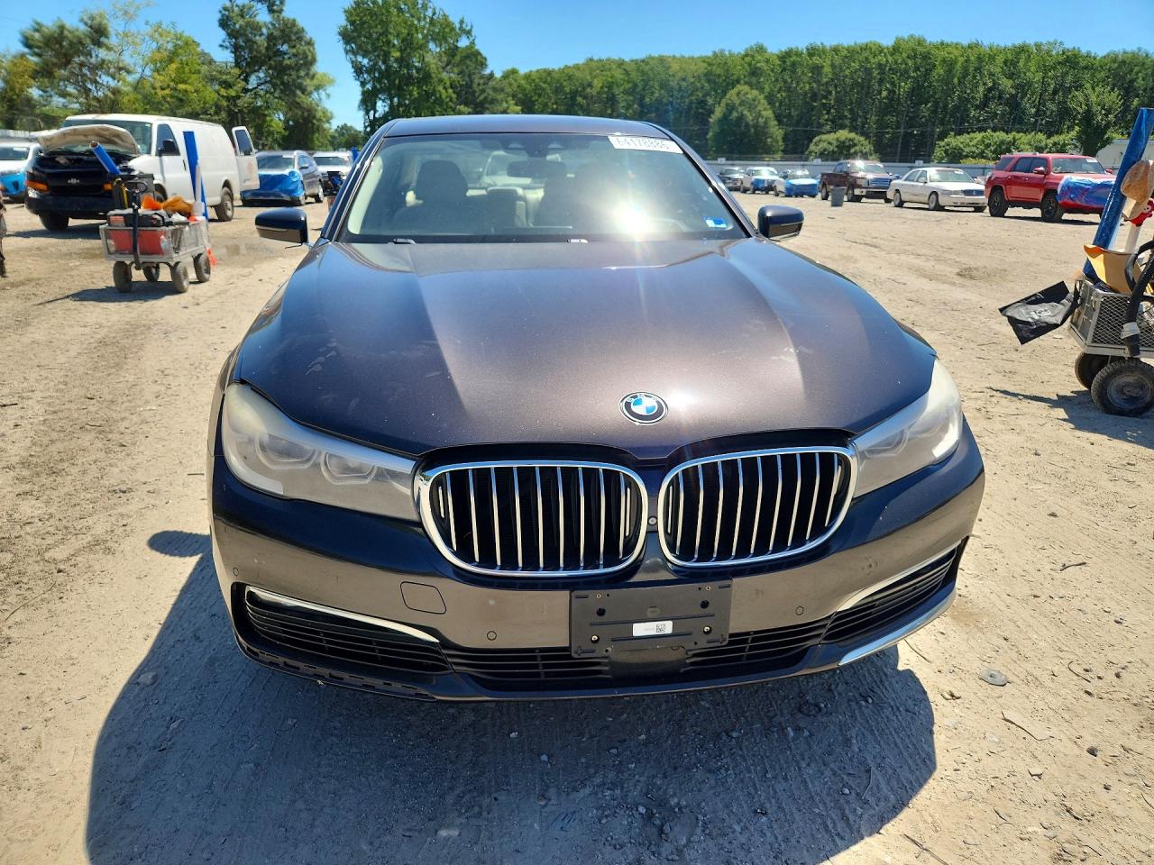 2017 Bmw 740 I Charcoal vin: WBA7E2C51HG739395