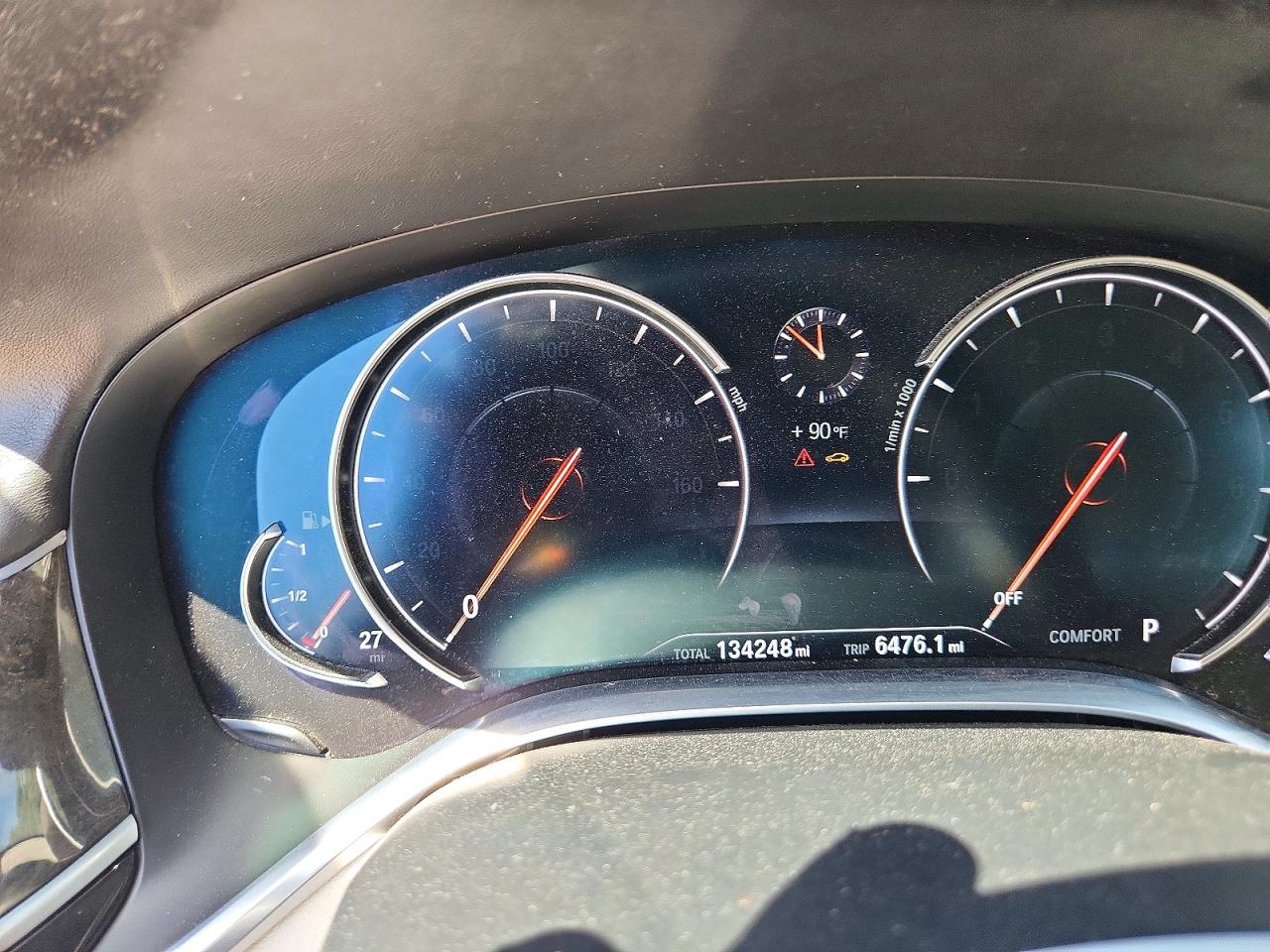 2017 Bmw 740 I Charcoal vin: WBA7E2C51HG739395