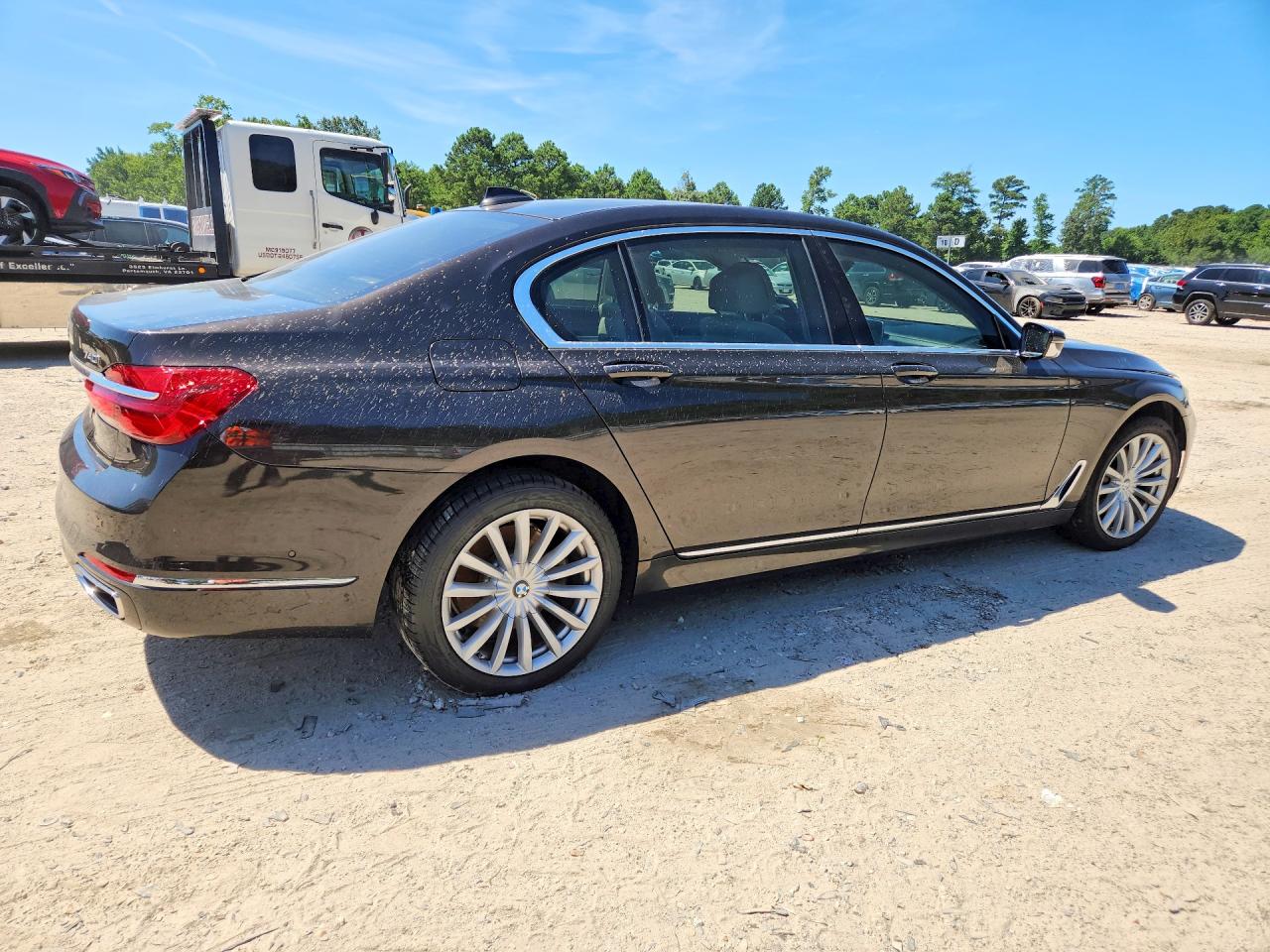 2017 Bmw 740 I Charcoal vin: WBA7E2C51HG739395