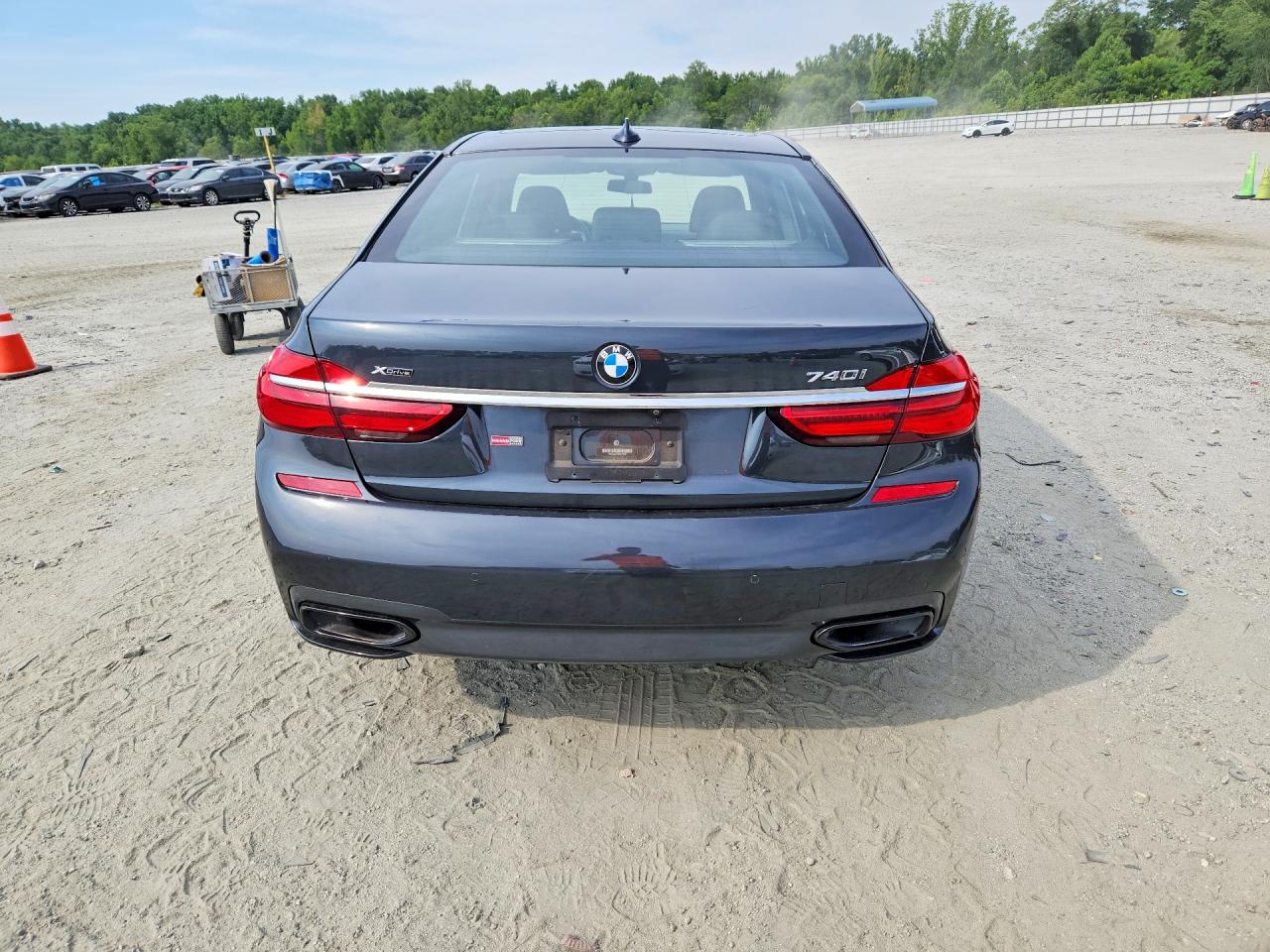 2019 Bmw 740 Xi Charcoal vin: WBA7E4C55KGV70565