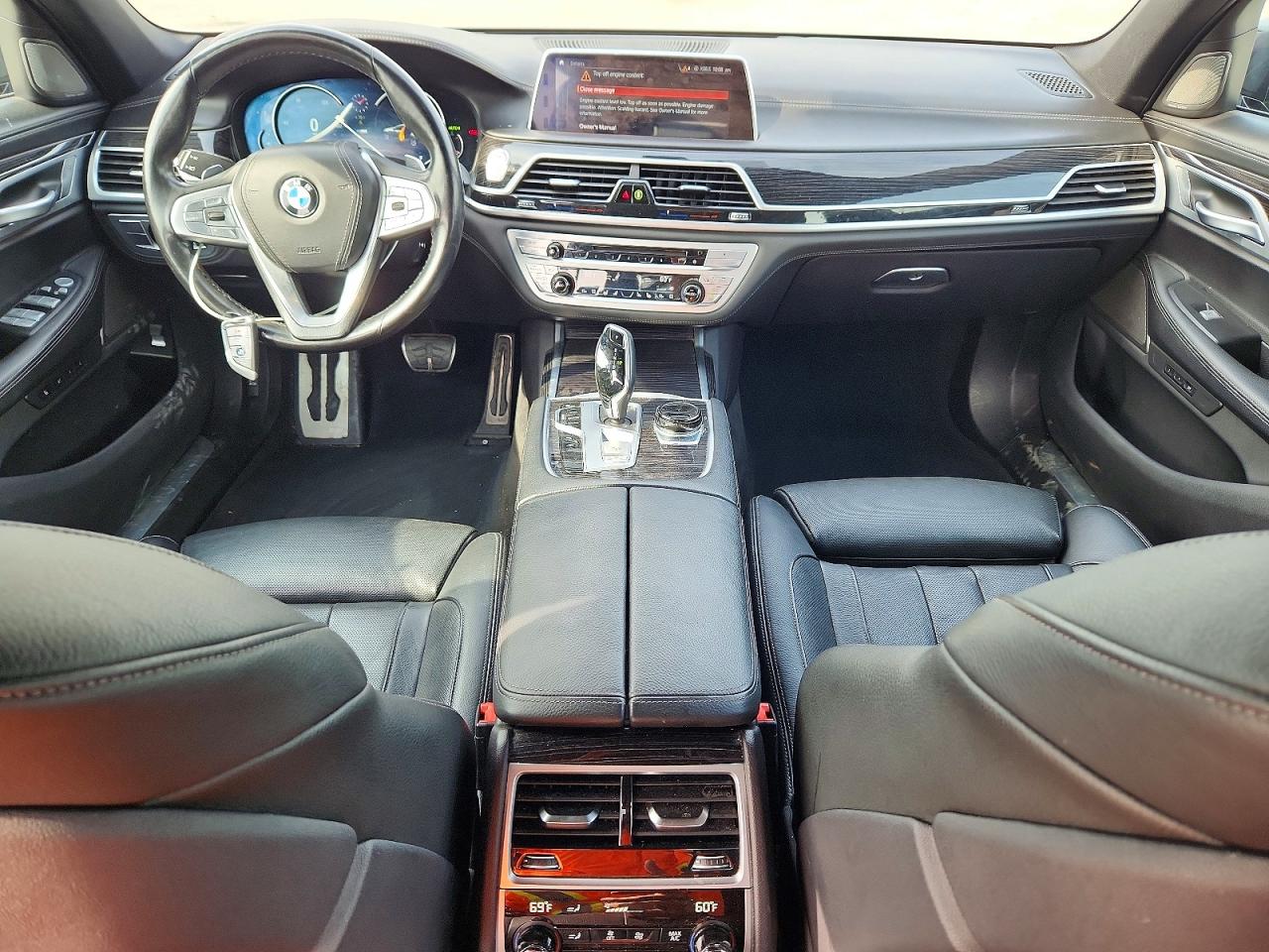 2019 Bmw 740 Xi Charcoal vin: WBA7E4C55KGV70565