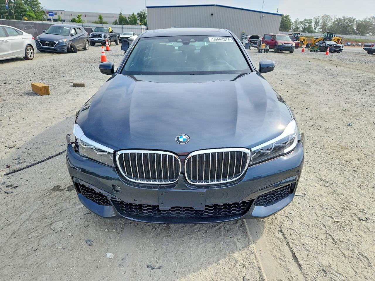 2019 Bmw 740 Xi Charcoal vin: WBA7E4C55KGV70565