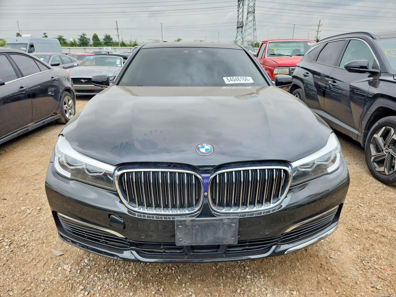 2019 Bmw 740 Xi Black vin: WBA7E4C58KGV70107