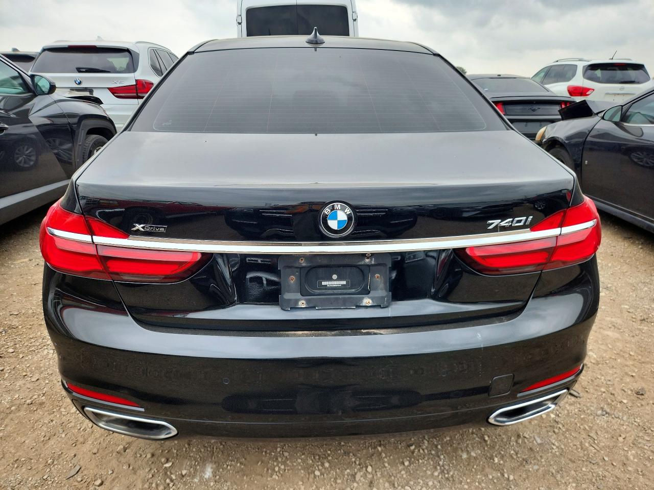 2019 Bmw 740 Xi Black vin: WBA7E4C58KGV70107