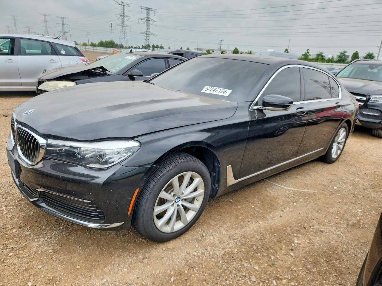 2019 Bmw 740 Xi Black vin: WBA7E4C58KGV70107
