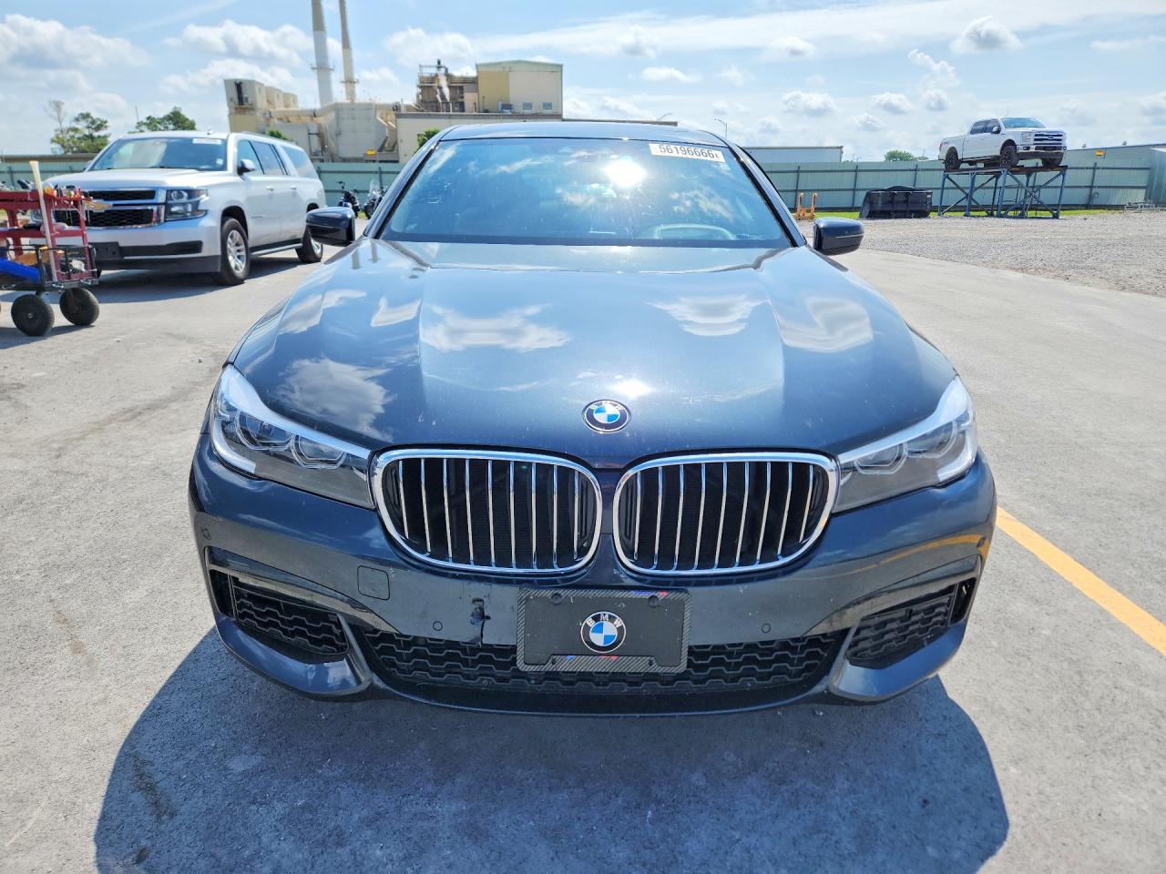 2019 Bmw 740 Xi Black vin: WBA7E4C59KGV28271
