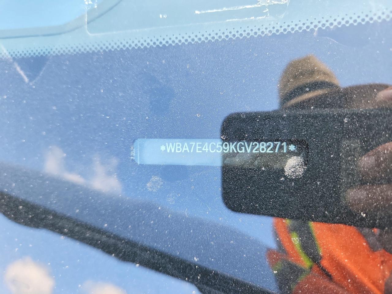 2019 Bmw 740 Xi Black vin: WBA7E4C59KGV28271