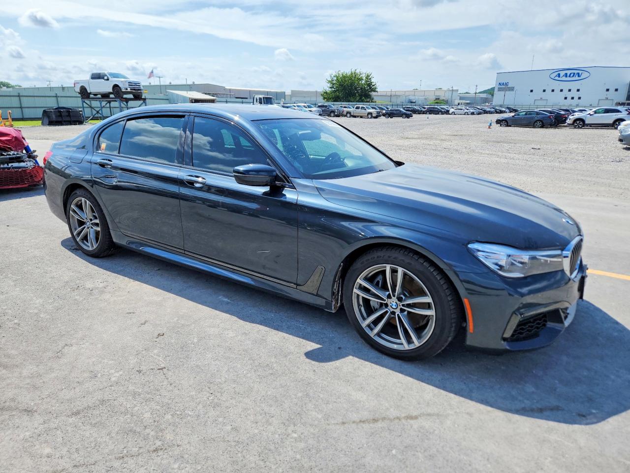 2019 Bmw 740 Xi Black vin: WBA7E4C59KGV28271