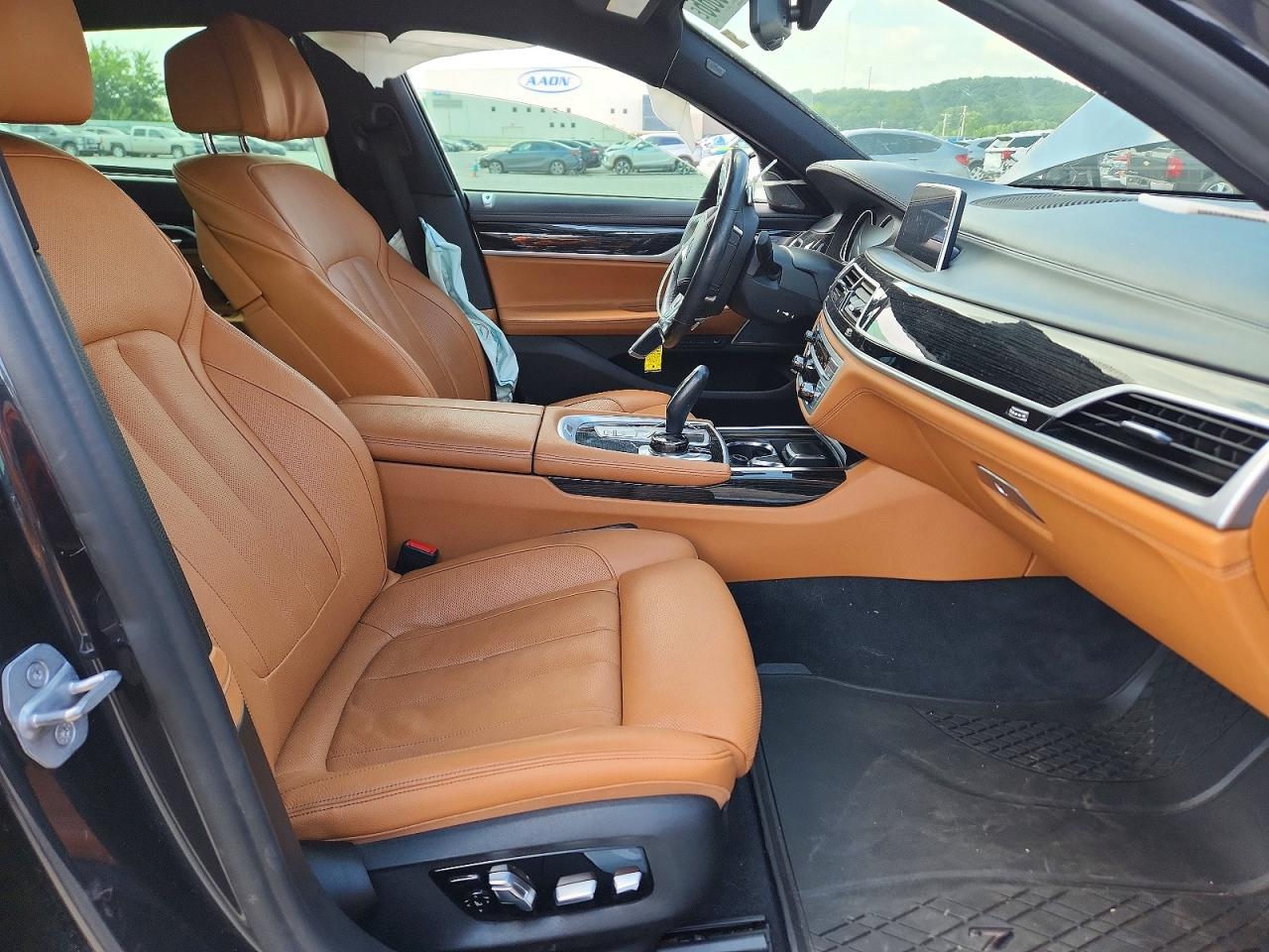 2019 Bmw 740 Xi Black vin: WBA7E4C59KGV28271