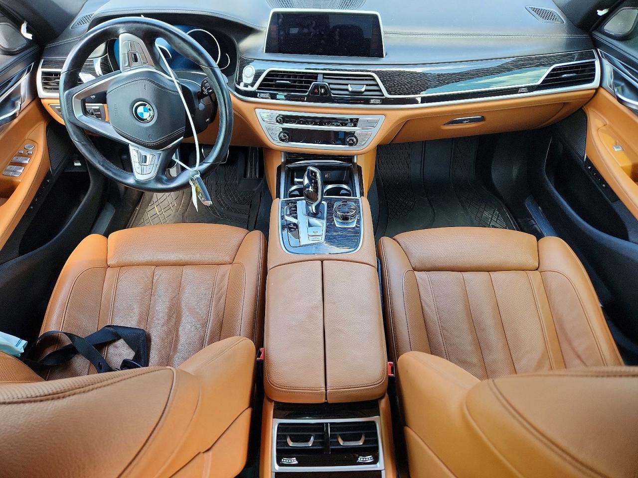 2019 Bmw 740 Xi Black vin: WBA7E4C59KGV28271