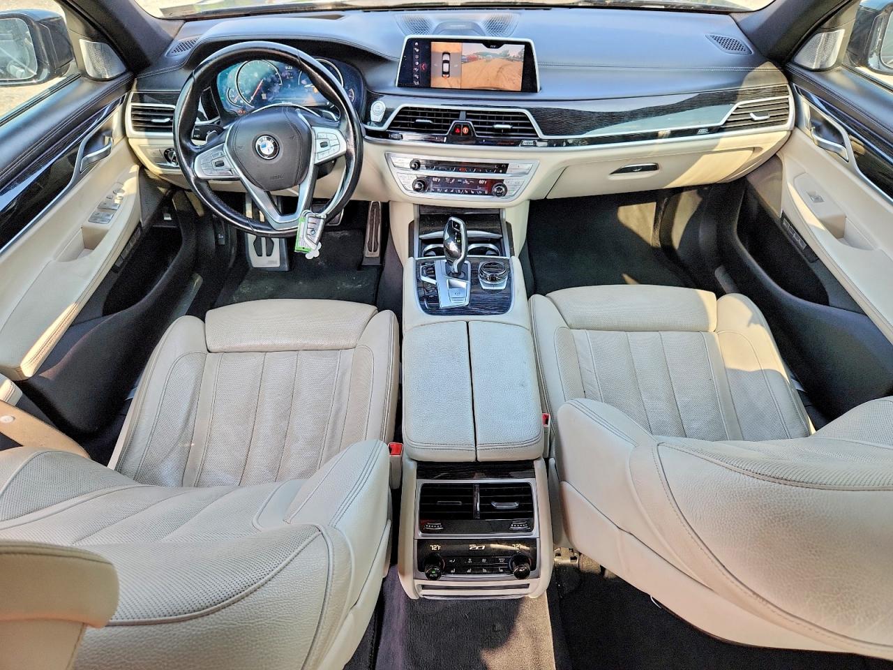 2018 Bmw 750 I Black vin: WBA7F0C51JGM23843