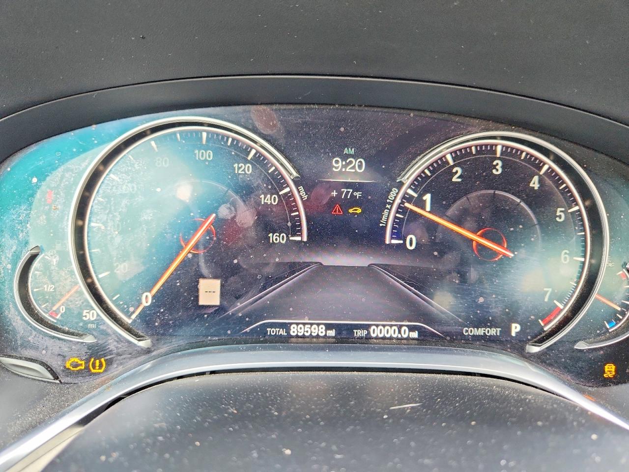 2018 Bmw 750 I Black vin: WBA7F0C51JGM23843